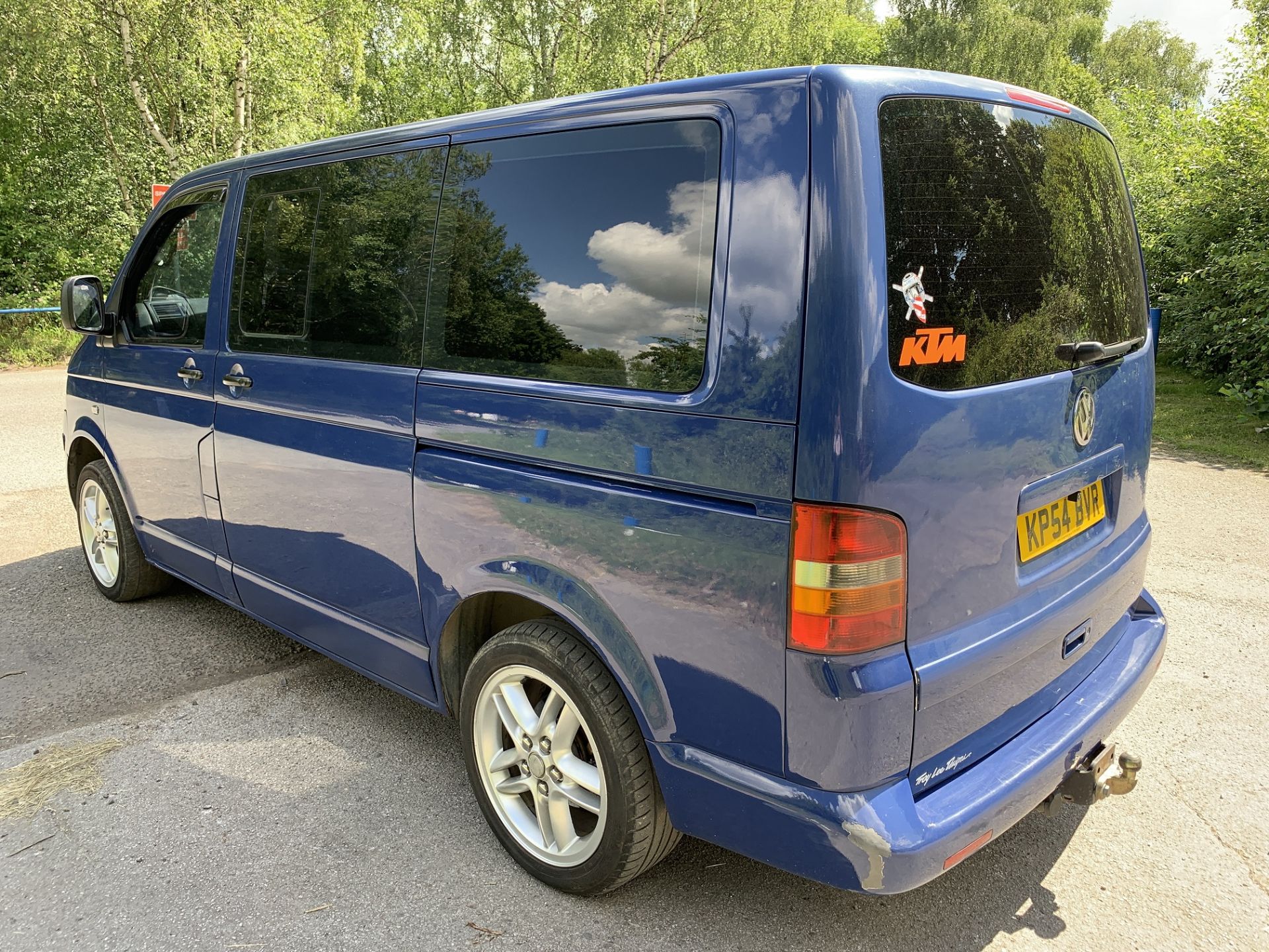 2004/54 REG VOLKSWAGEN TRANSPORTER T30 104 TDI 1.9 DIESEL BLUE 8 SEATER *NO VAT* - Image 4 of 19