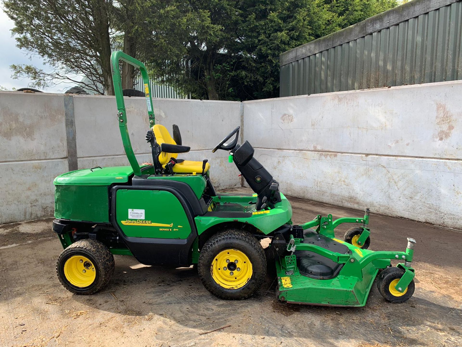 2012/12 REG JOHN DEERE 1445 SERIES II 4WD DIESEL RIDE ON LAWN MOWER *PLUS VAT* - Image 2 of 16