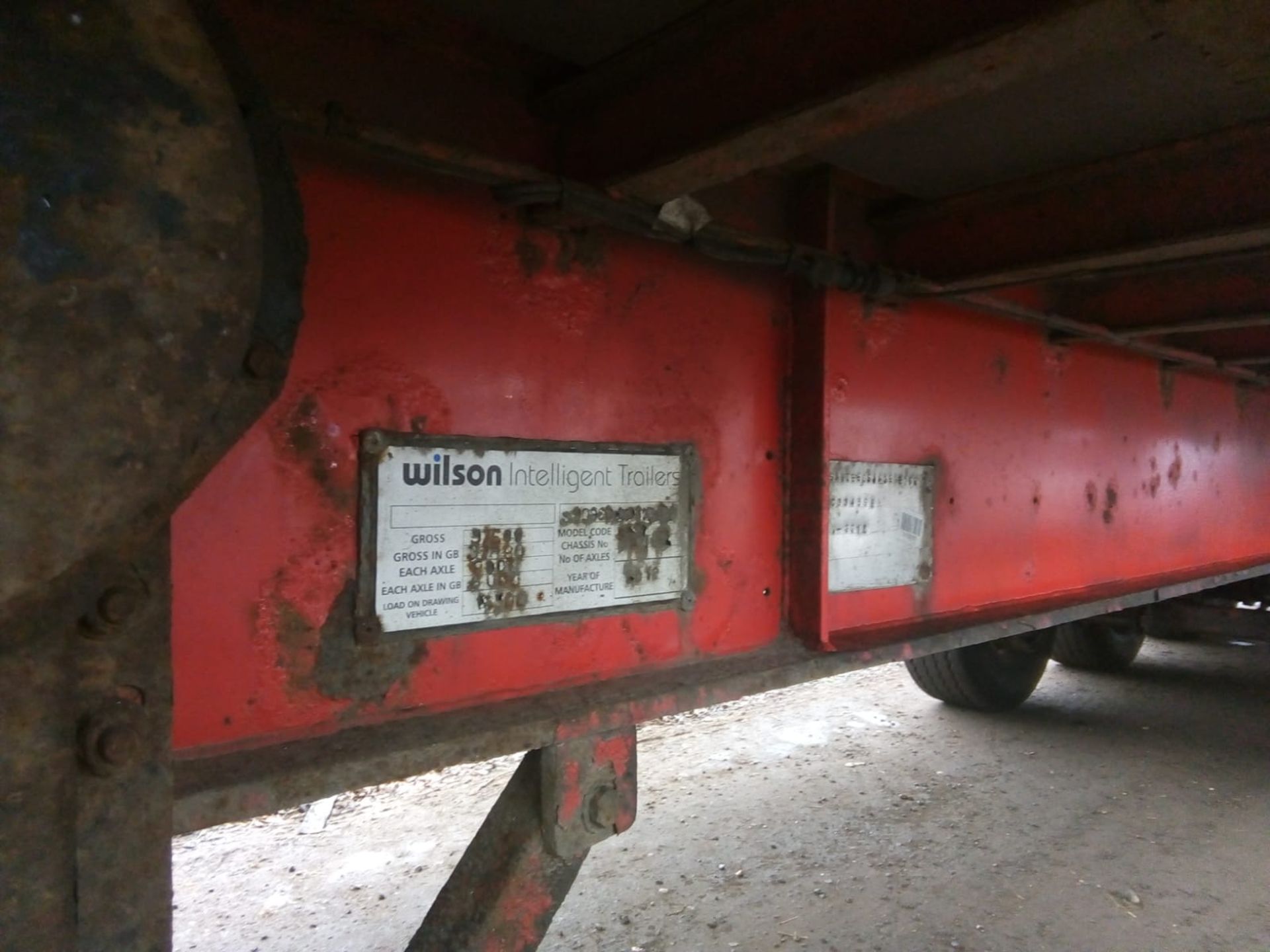2012 WILSON 44 FT CURTAIN SIDE TRAILER - Image 10 of 11