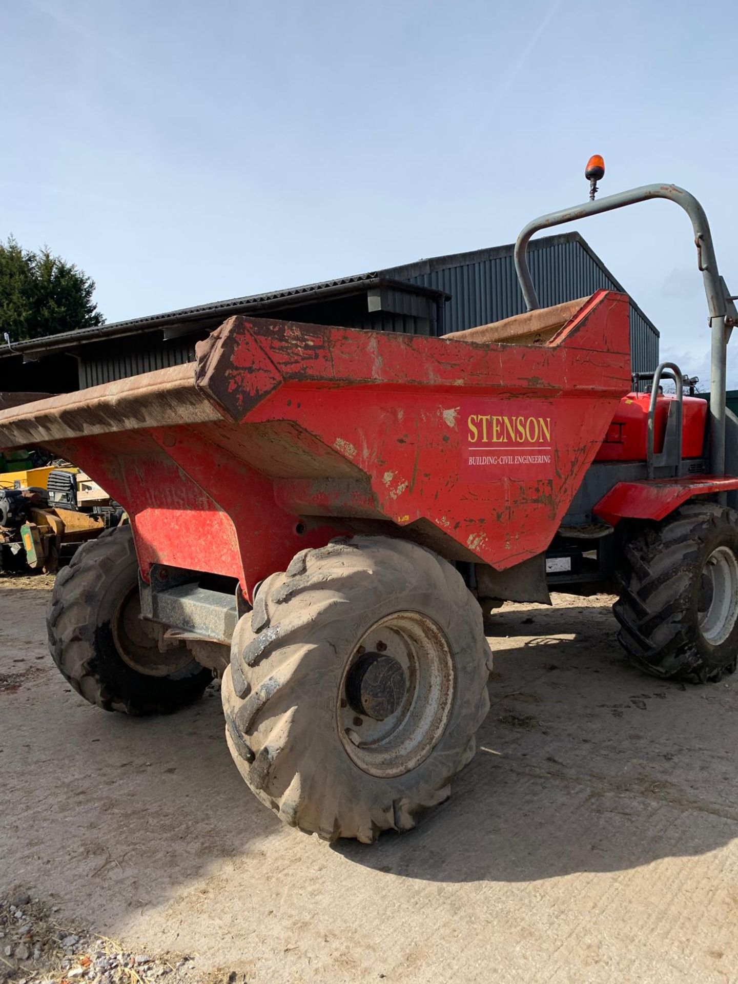 2007 NEUSON 6001 6 TONNE STRAIGHT TIP DUMPER *PLUS VAT* - Image 4 of 12