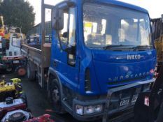 2007/07 REG IVECO EUROCARGO BLUE DIESEL 7.5T TIPPER LORRY, SHOWING 0 FORMER KEEPERS *PLUS VAT*