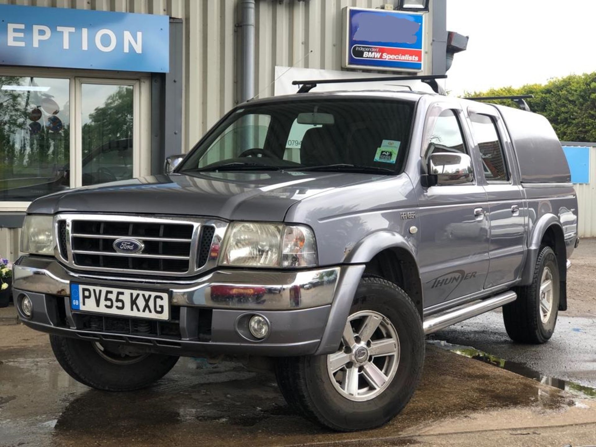 2006/55 REG FORD RANGER XLT THUNDER 2.5 DIESEL GREY PICK-UP *NO VAT* - Image 4 of 15