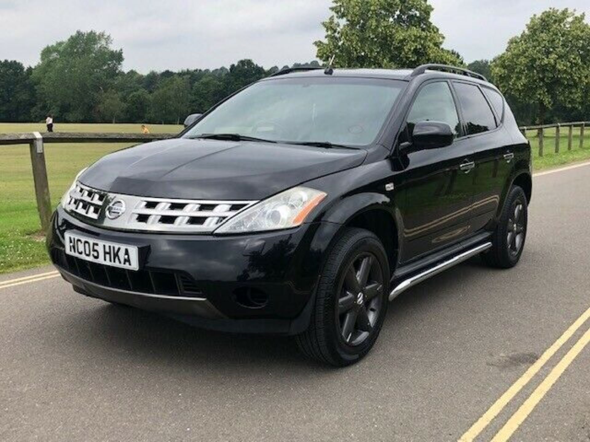 2005/05 REG NISSAN MURANO CVT AUTOMATIC 4X4 3.5 PETROL BLACK ESTATE *NO VAT* - Image 3 of 9