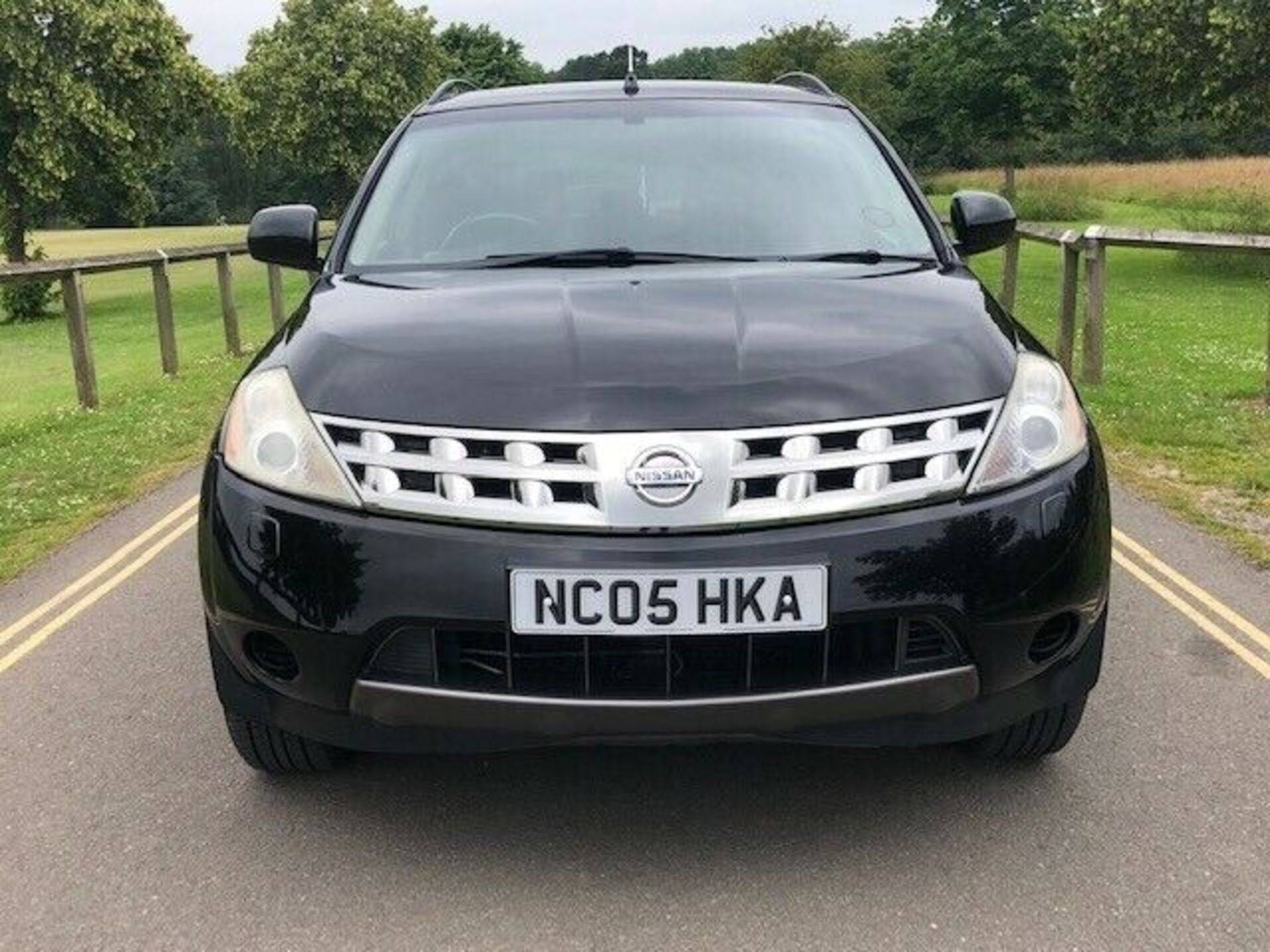 2005/05 REG NISSAN MURANO CVT AUTOMATIC 4X4 3.5 PETROL BLACK ESTATE *NO VAT* - Image 2 of 9