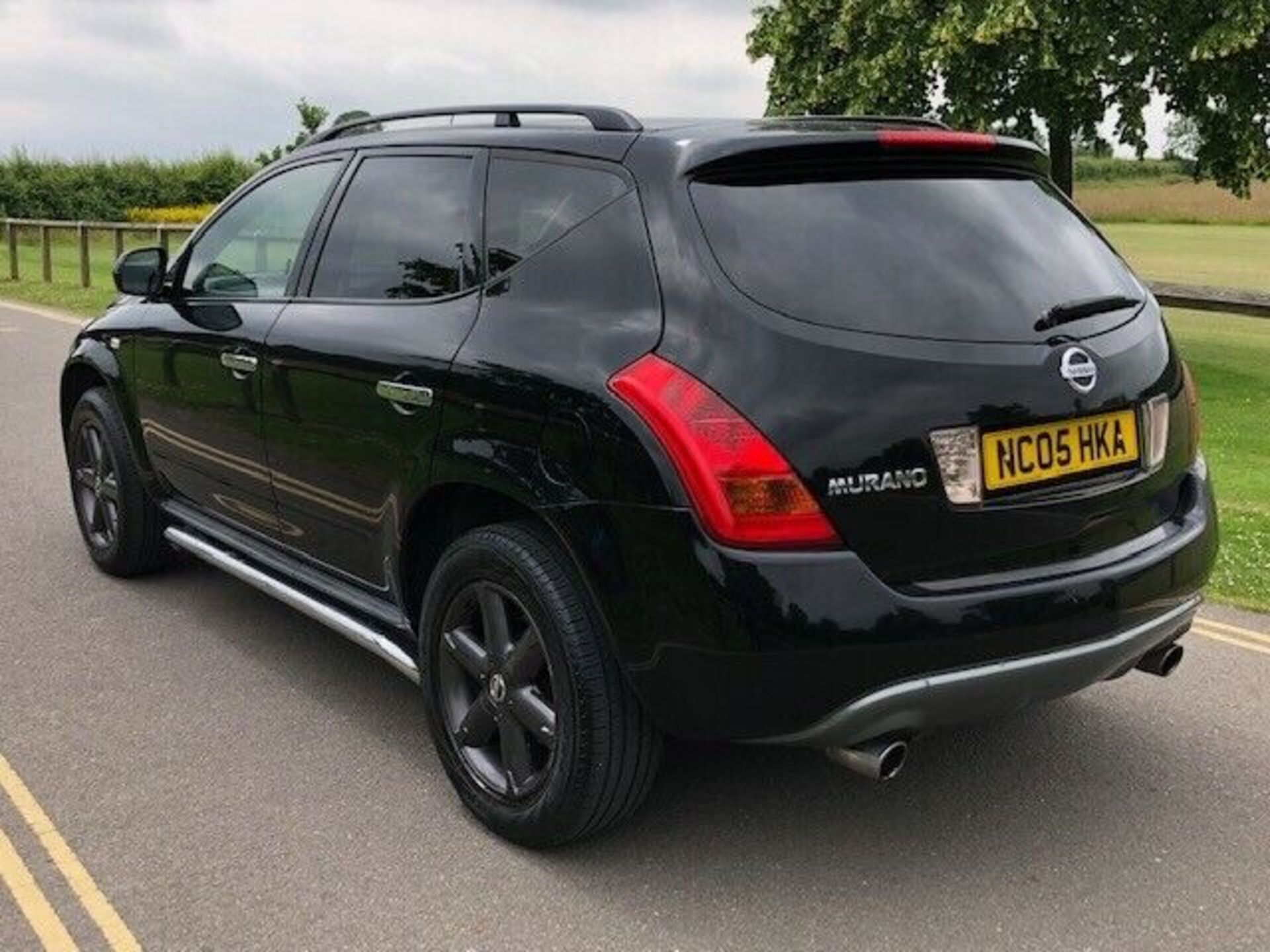 2005/05 REG NISSAN MURANO CVT AUTOMATIC 4X4 3.5 PETROL BLACK ESTATE *NO VAT* - Image 5 of 9