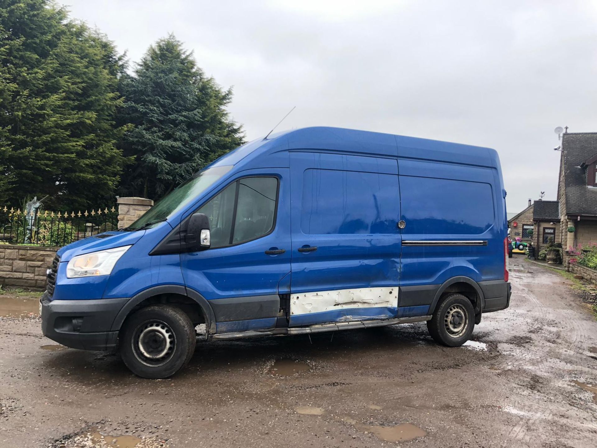 2014/14 REG FORD TRANSIT 350 LWB 2.2 DIESEL BLUE PANEL VAN, SHOWING 2 FORMER KEEPERS *PLUS VAT* - Image 3 of 9