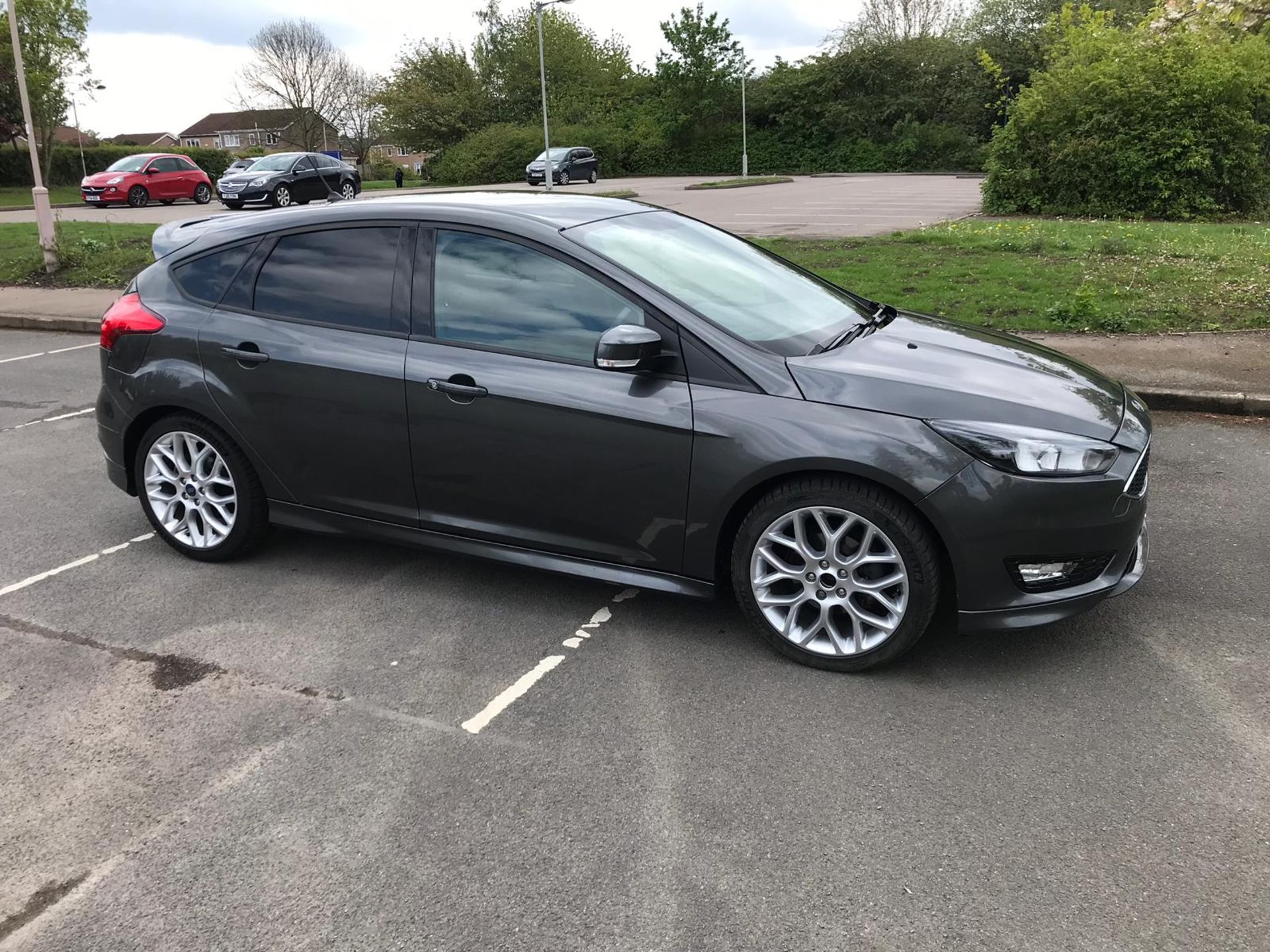 2017/17 REG FORD FOCUS ST-LINE 1.0 ECO-BOOST PETROL GREY 5 DOOR HATCHBACK *NO VAT*