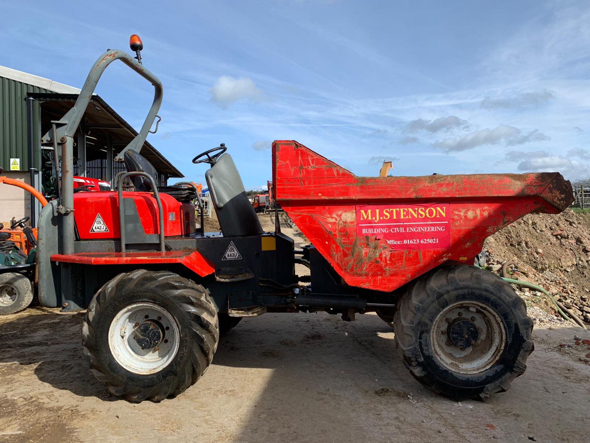 2007 NEUSON 6001 6 TONNE STRAIGHT TIP DUMPER *PLUS VAT*