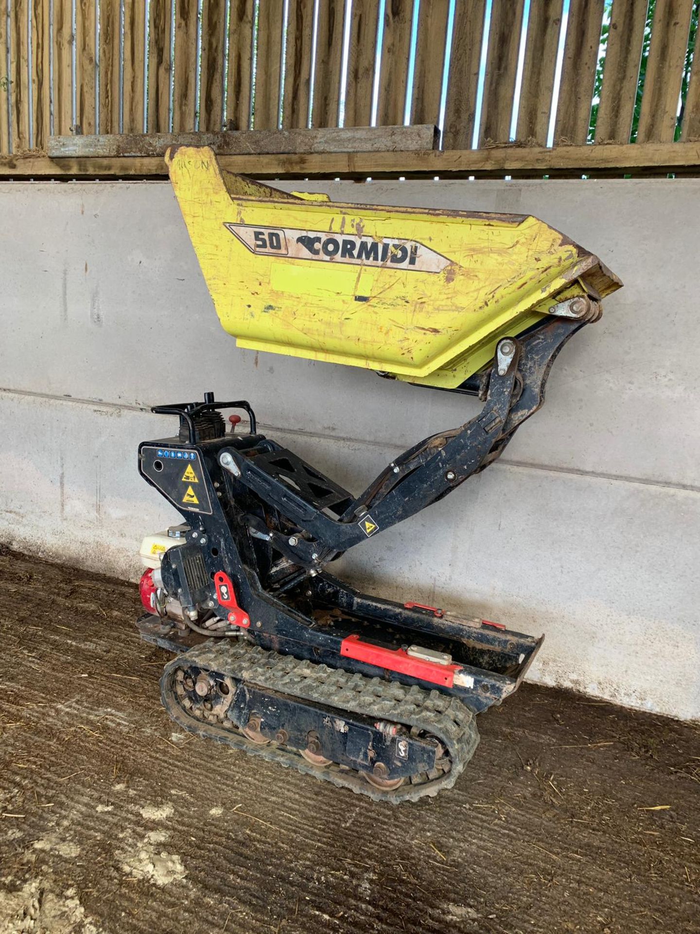 2016 CORMIDI C6.50H1 PEDESTRIAN HIGH DISCHARGE TRACKED CARRIER / DUMPER 500 KG *PLUS VAT* - Image 6 of 16