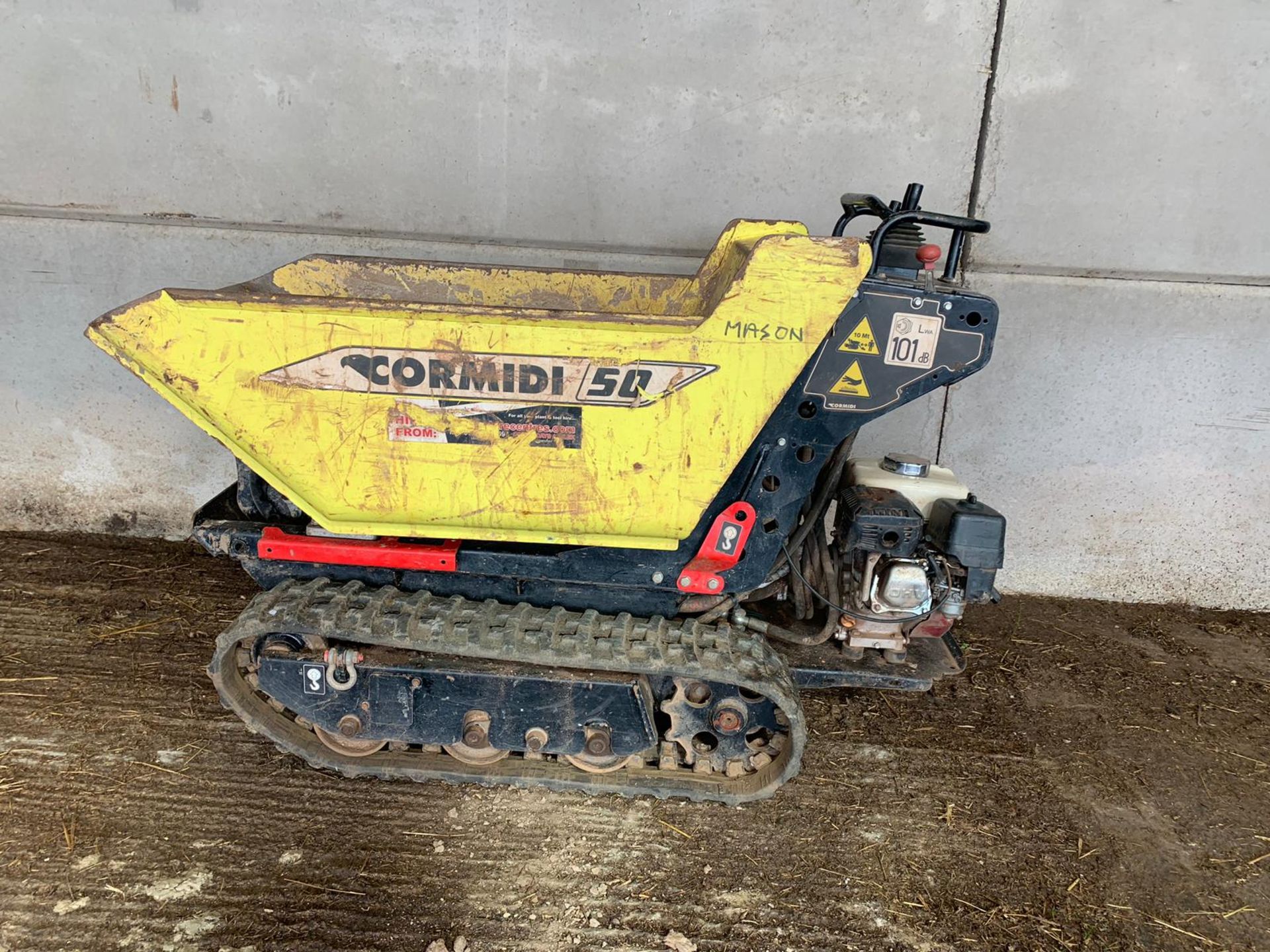 2016 CORMIDI C6.50H1 PEDESTRIAN HIGH DISCHARGE TRACKED CARRIER / DUMPER 500 KG *PLUS VAT* - Image 8 of 16