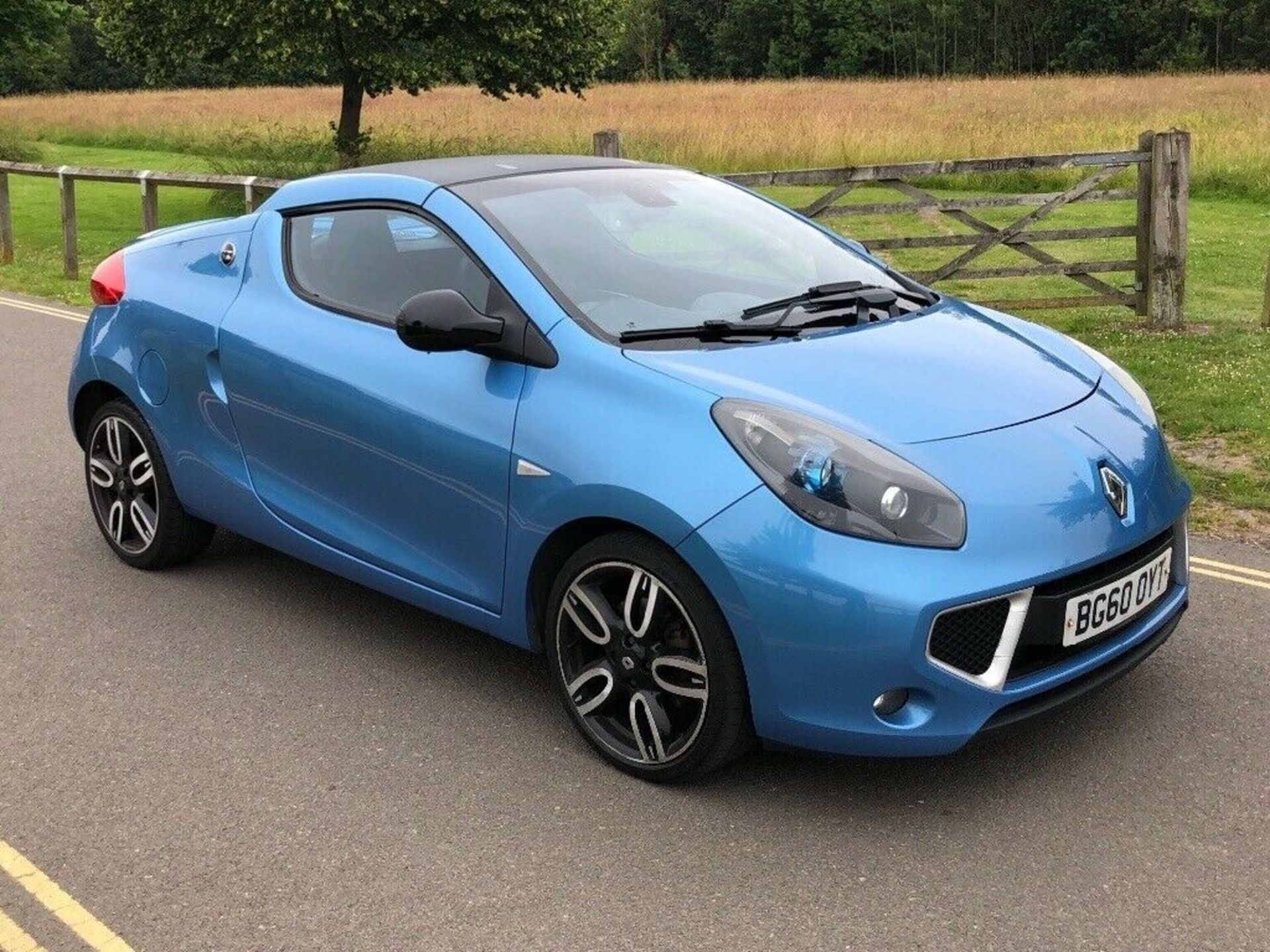 2010/60 REG RENAULT WIND ROADSTER DYNAMIQUE S TCE 1.2 BLUE PETROL CONVERTIBLE *NO VAT* - Image 9 of 9