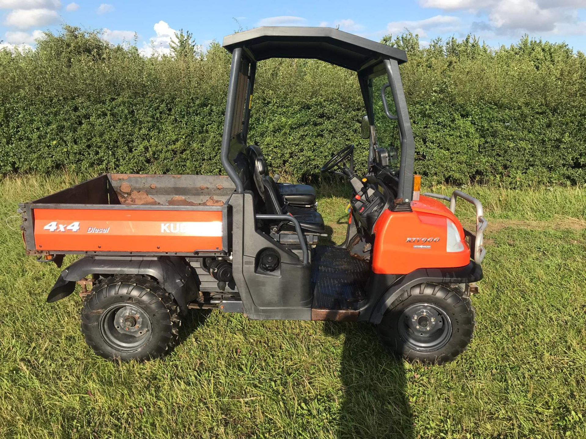 KUBOTA RTV 900 UTILITY VEHICLE 4X4 ROAD REGISTERED, TAXED READY FOR ROAD, HYDRAULIC TIP *PLUS VAT*