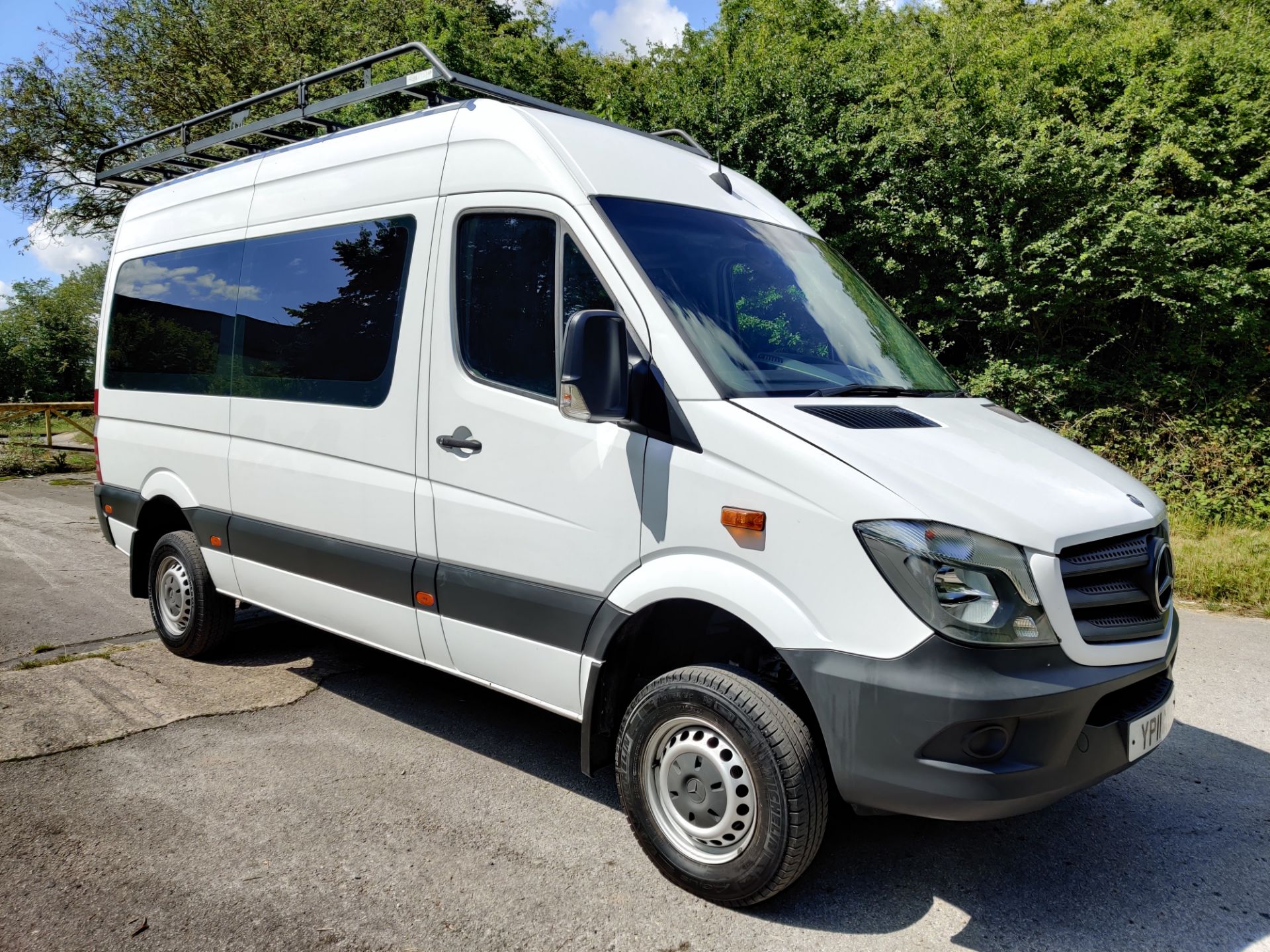 2011/11 REG MERCEDES-BENZ SPRINTER 315 CDI 4X4 2.2 DIESEL 9 SEATER, AIR CON, NIGHT HEATER, SAT NAV