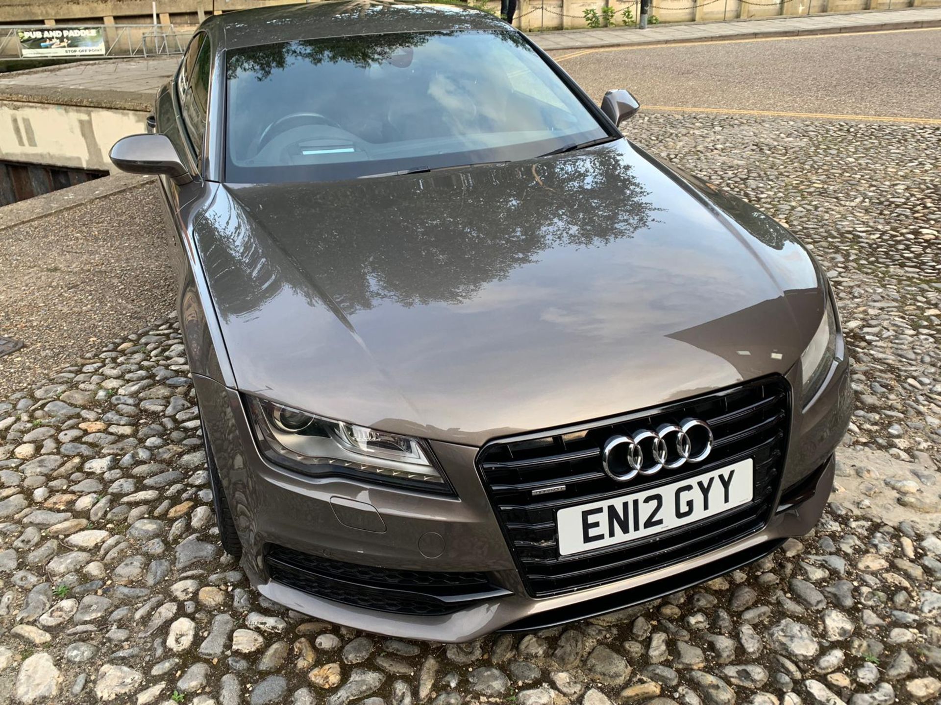 2012/12 REG AUDI A7 S LINE TDI QUATTRO AUTOMATIC 3.0 DIESEL GREY 5 DOOR HATCHBACK *NO VAT* - Image 2 of 11