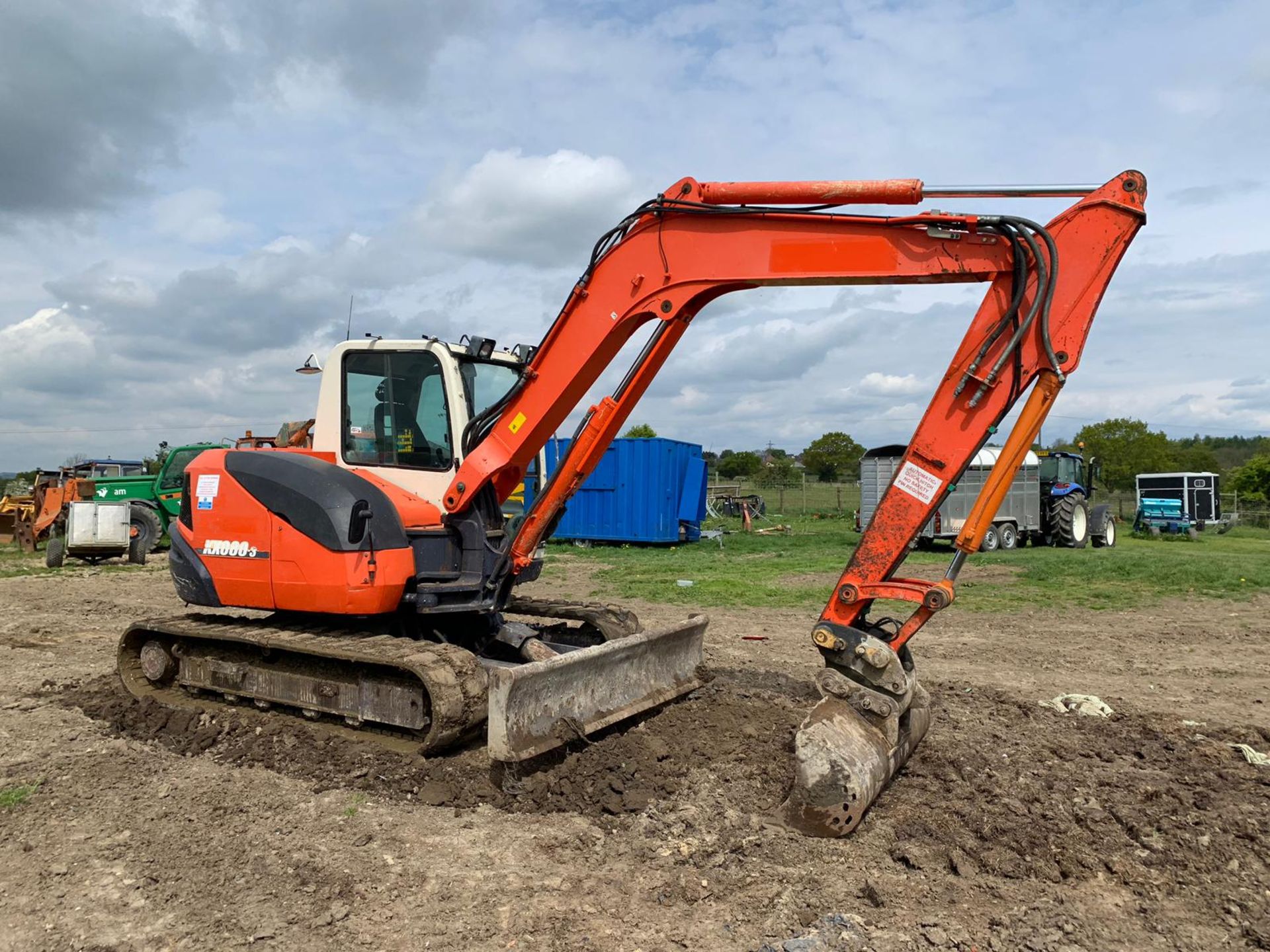 2008 KUBOTA KX080-3 CRAWLER TRACKED DIGGER / EXCAVATOR *PLUS VAT* - Image 4 of 13