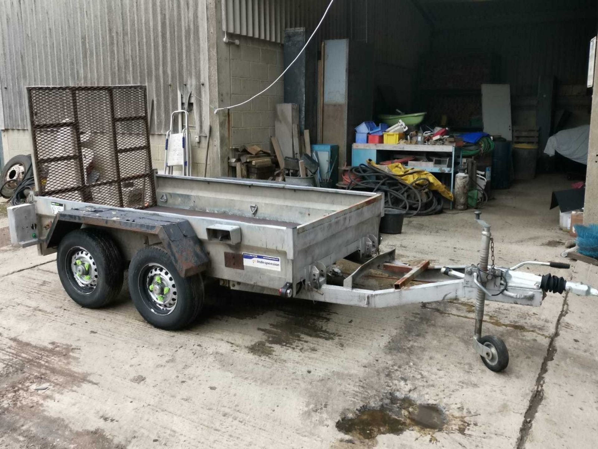 INDESPENSION TWIN AXLE PLANT TRAILER *PLUS VAT*