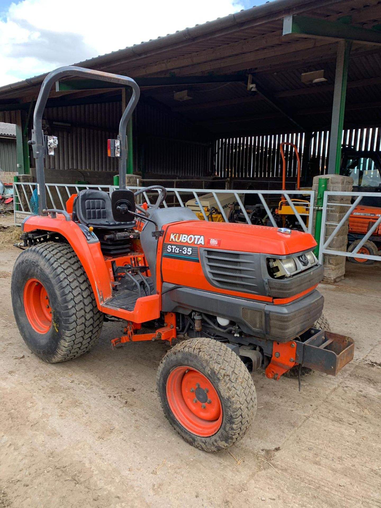 KUBOTA STA 35 COMPACT TRACTOR 4X4 HST PAS SPOOLS TURF TYRES PTO *PLUS VAT*