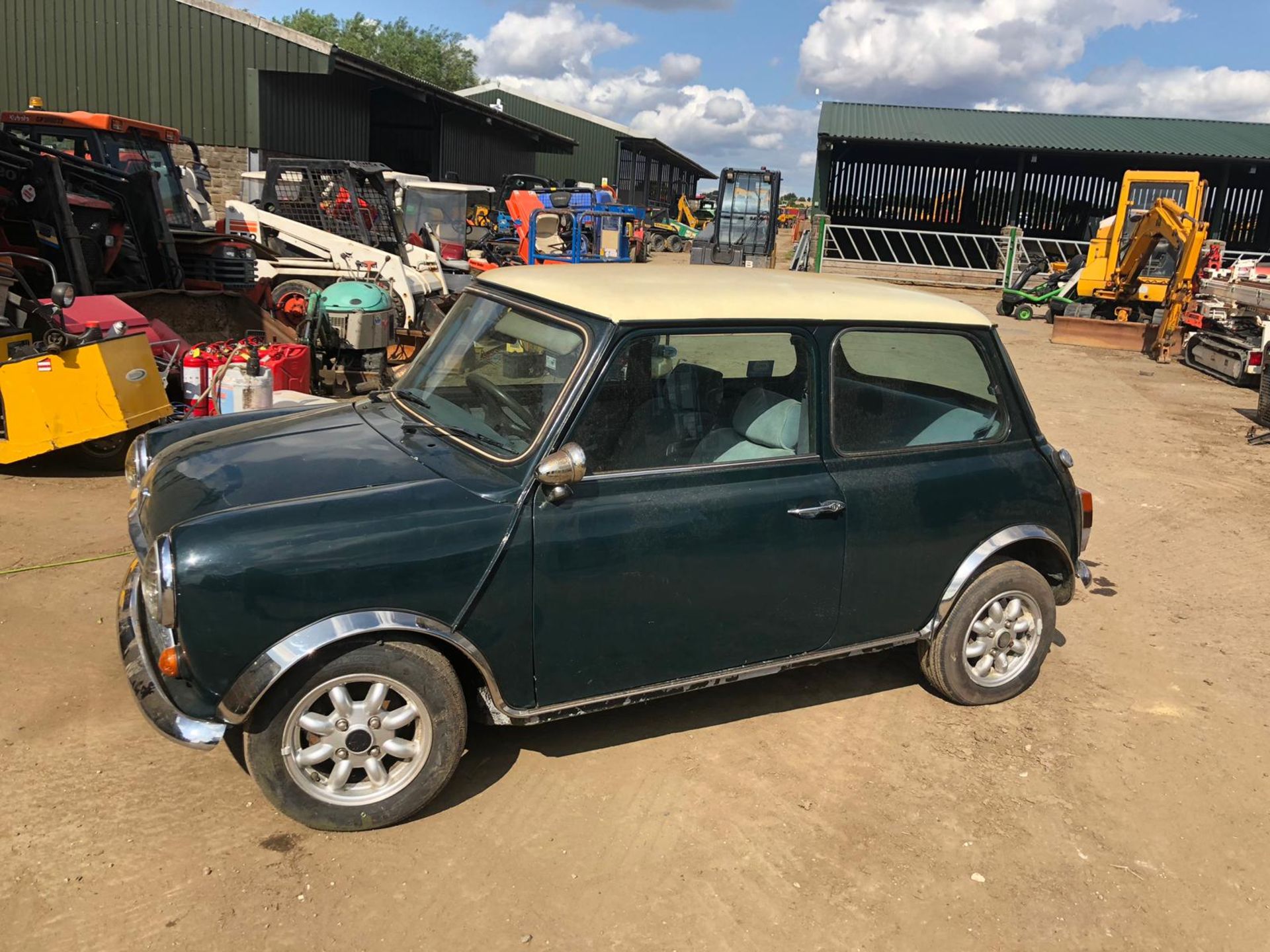 VINTAGE 1991/H REG ROVER MINI MAYFAIR AUTO 998CC BLUE PETROL 2 DOOR SALOON *NO VAT* - Image 3 of 7