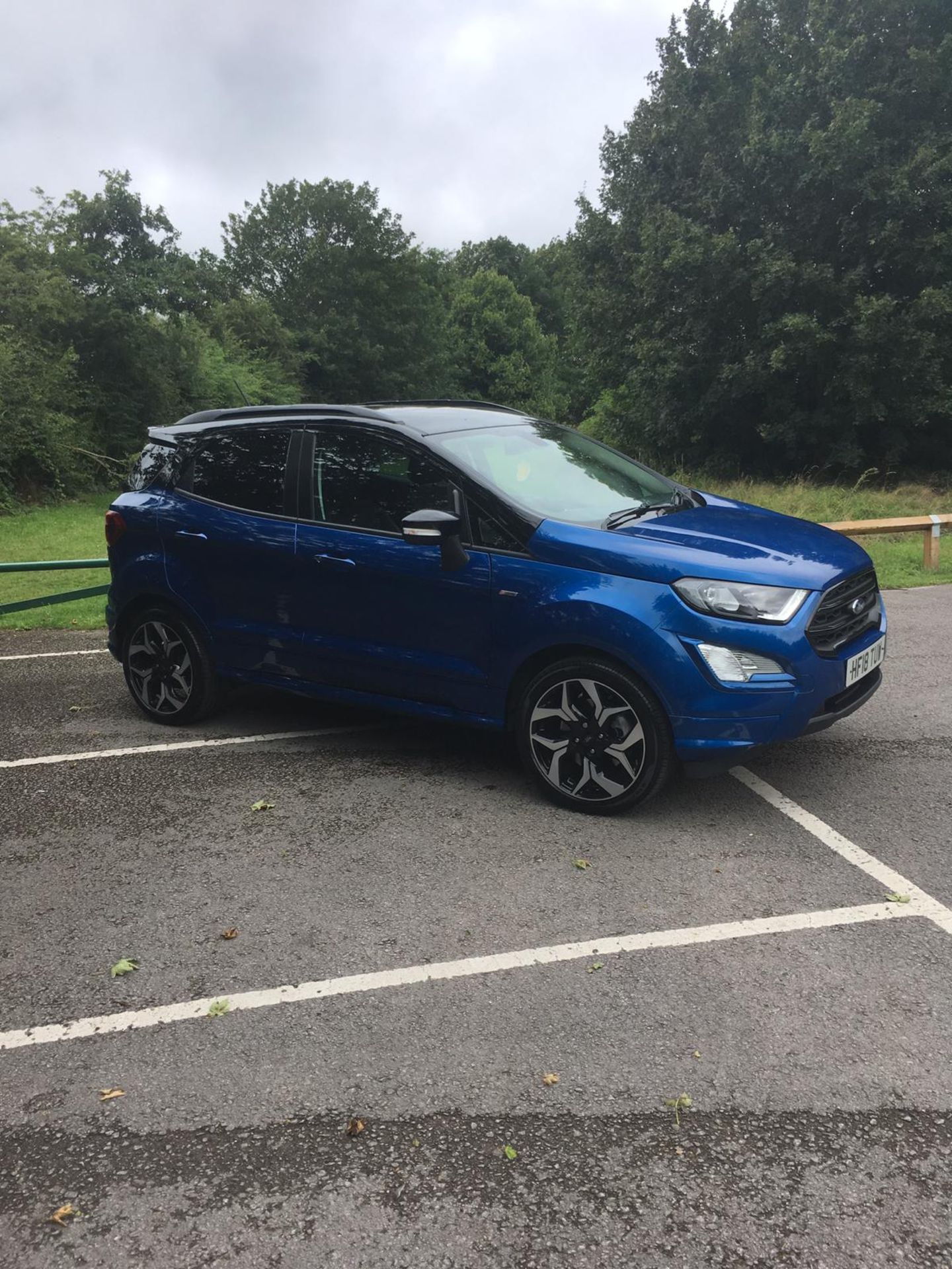 2018/18 REG FORD ECOSPORT ST LINE 1.0 PETROL BLUE 5 DOOR, SHOWING 0 FORMER KEEPERS *NO VAT*