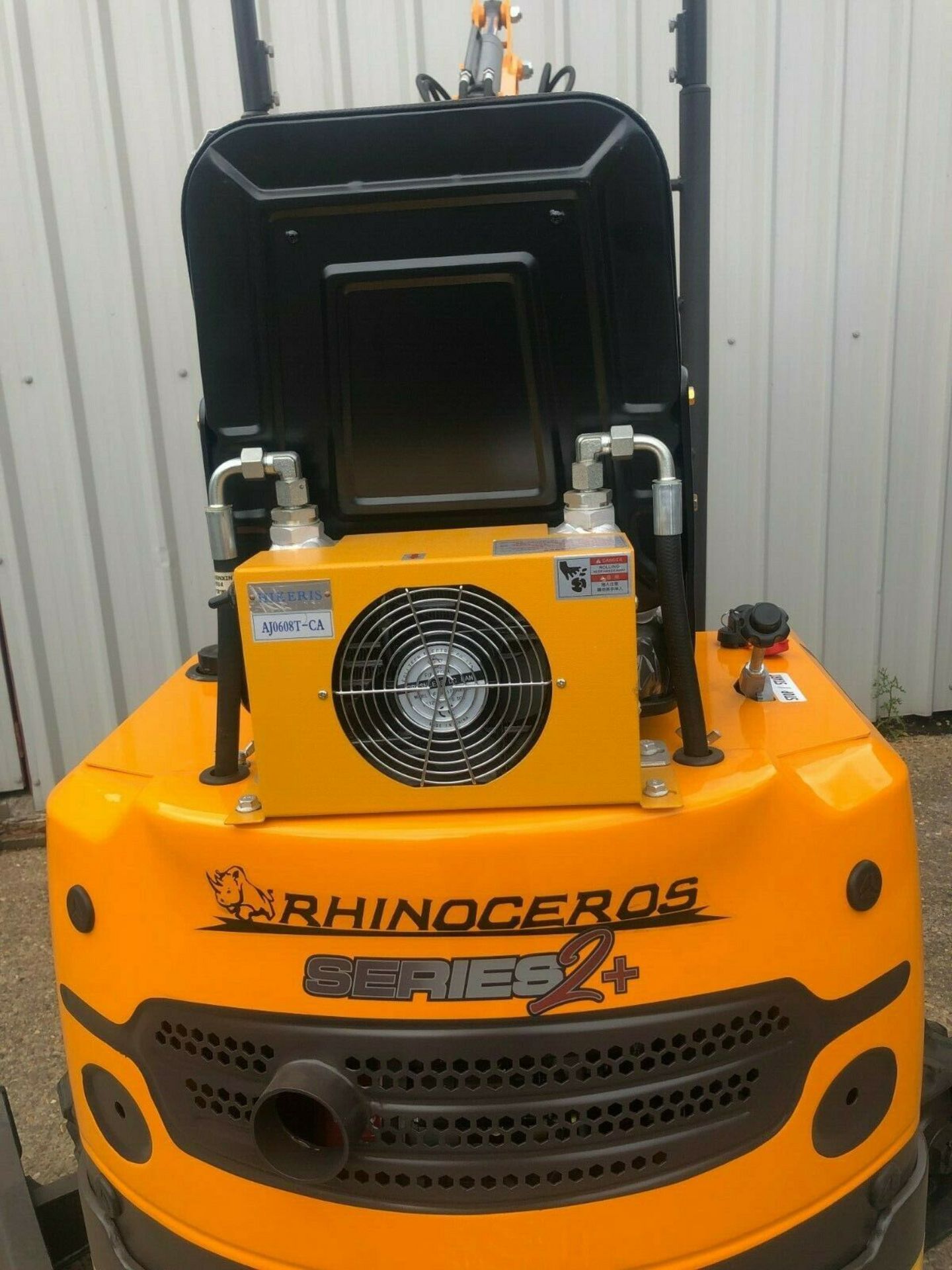 2019 MINI DIGGER RHINOCEROS XN08, LATEST MODEL SERIES 2 PLUS INTER-COOLER, 3 BUCKETS, CE MARKED - Image 8 of 8