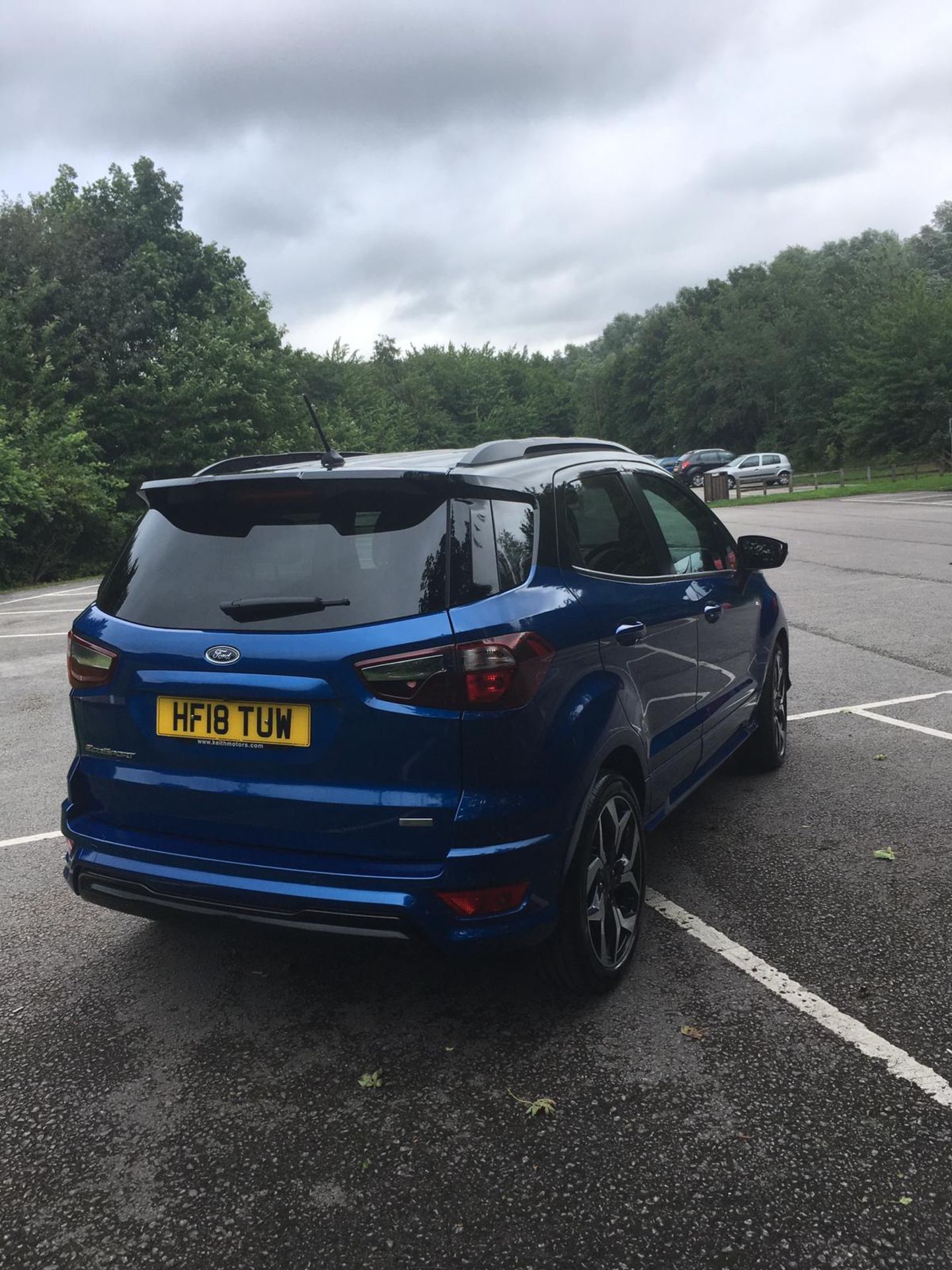 2018/18 REG FORD ECOSPORT ST LINE 1.0 PETROL BLUE 5 DOOR, SHOWING 0 FORMER KEEPERS *NO VAT* - Image 6 of 11