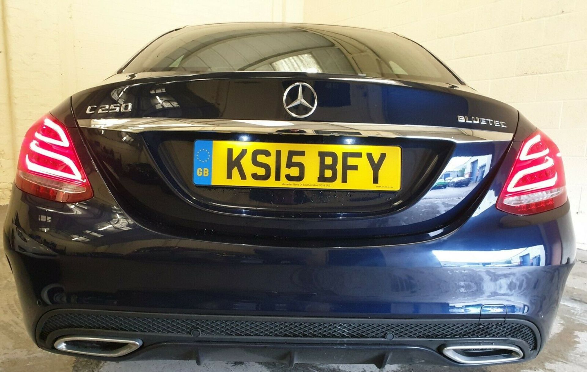 2015/15 REG MERCEDES-BENZ C250 AMG LINE BLUETECH 7 TRONIC PLUS AUTO 2.2 CDI 4 DOOR SALOON *NO VAT* - Image 6 of 12