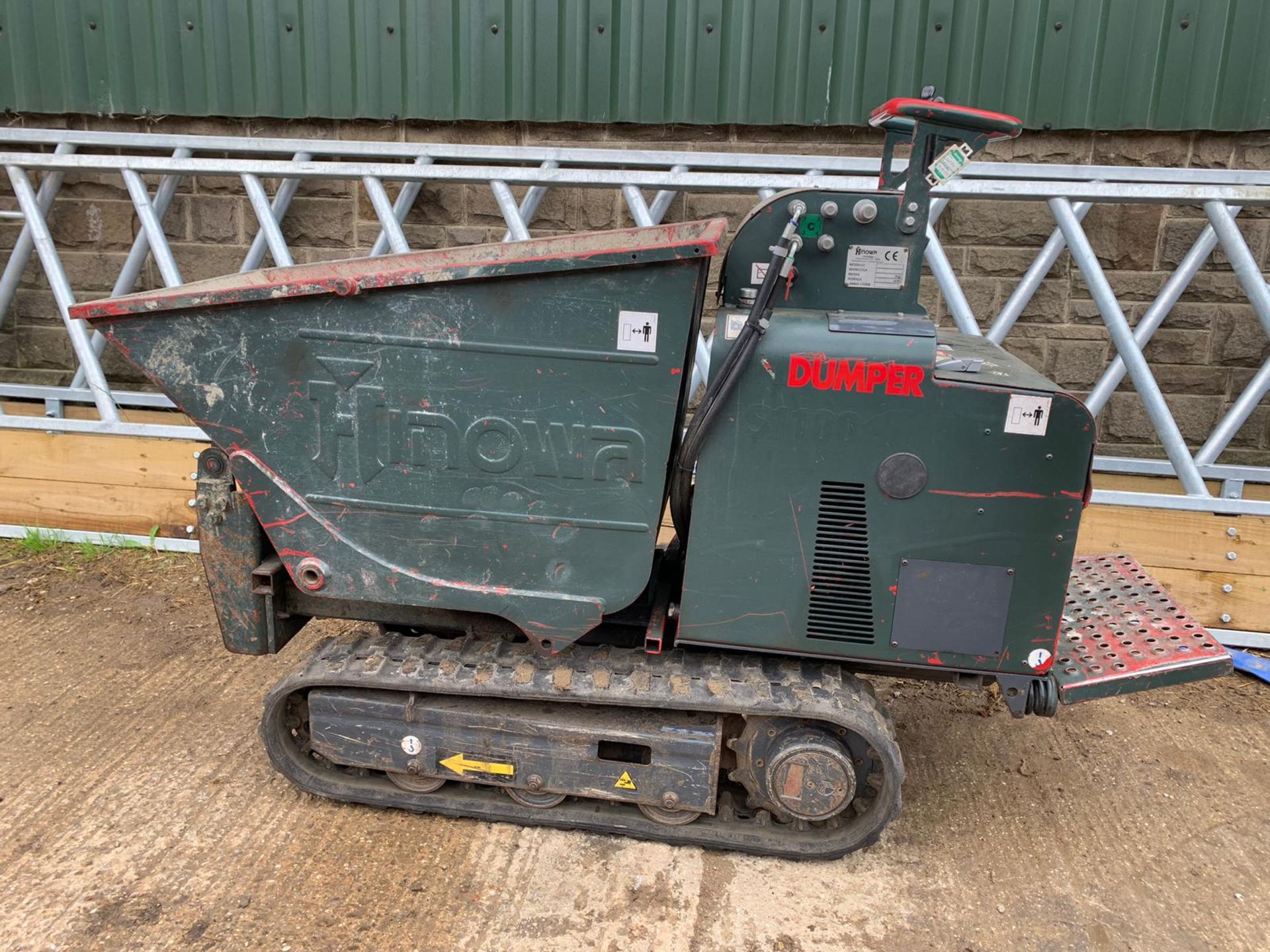 2017 HINOWA HS1100 TRACKED MINI DUMPER, RUNS, WORKS AND TIPS *PLUS VAT* - Image 6 of 10