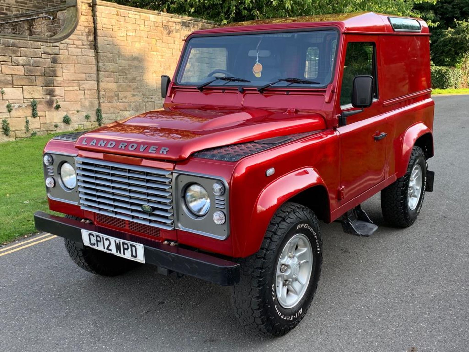 2012/12 REG LAND ROVER DEFENDER 90 HARD TOP TURBO DIESEL 2.2 RED LIGHT 4X4 UTILITY *NO VAT* - Bild 3 aus 11