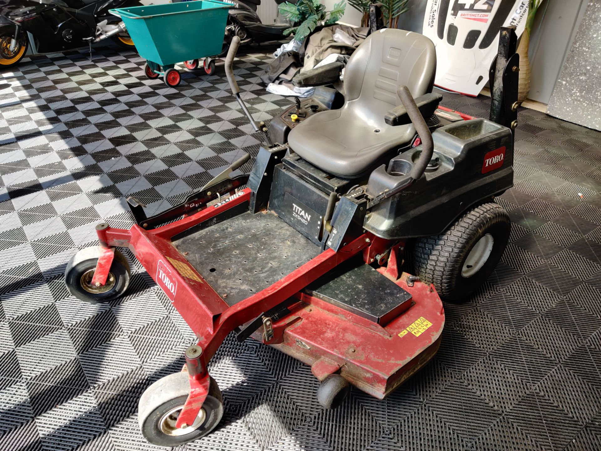 2013 TORO TITAN 5420 RIDE ON ZERO TURN 54" CUT KAWASAKI ENGINE LAWN MOWER, LOW HOURS *PLUS VAT* - Bild 3 aus 10