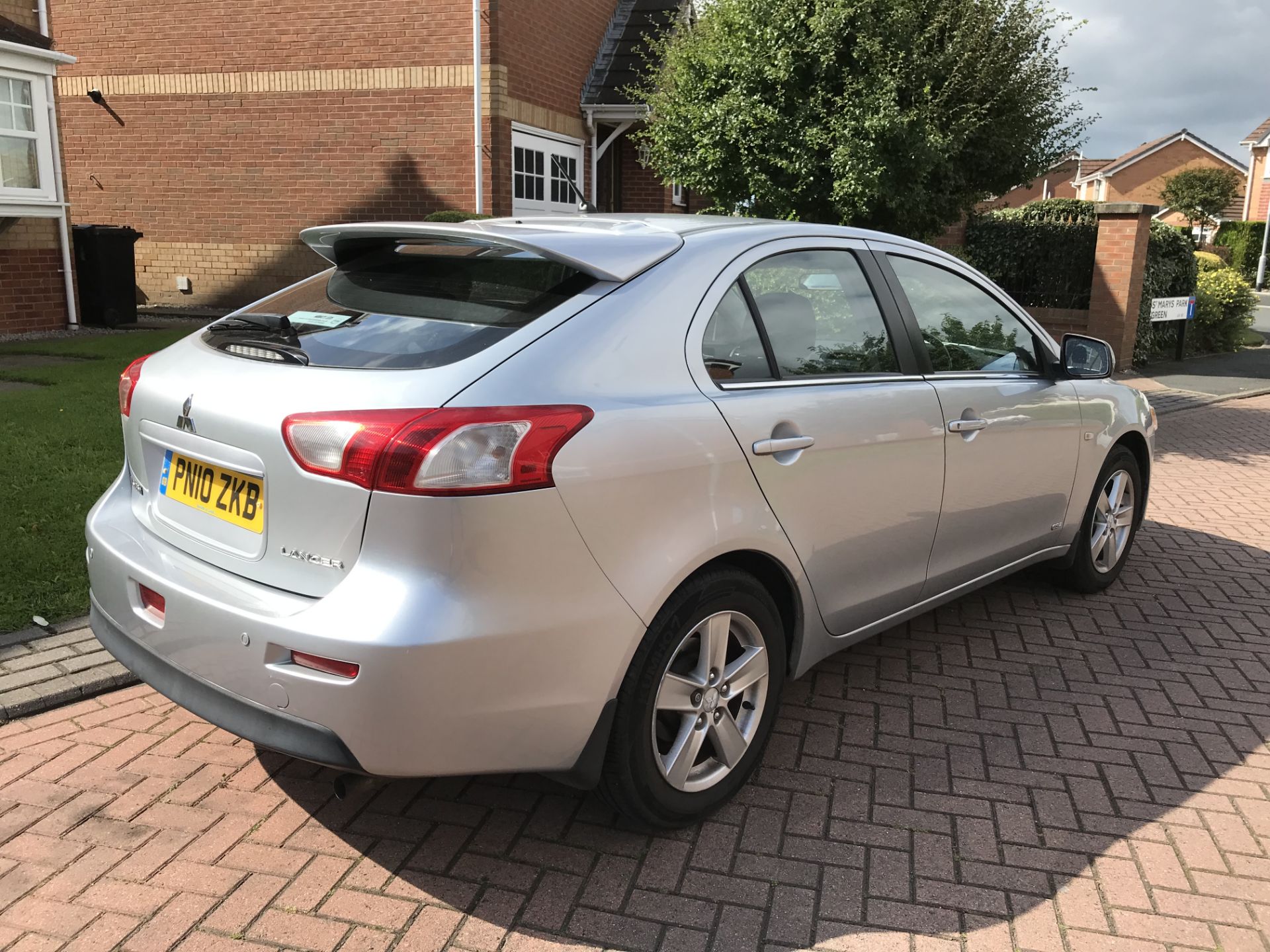 2010/10 REG MITSUBISHI LANCER GS2 1.5 PETROL SILVER 5 DOOR HATCHBACK, FULL SERVICE HISTORY *NO VAT* - Image 7 of 12