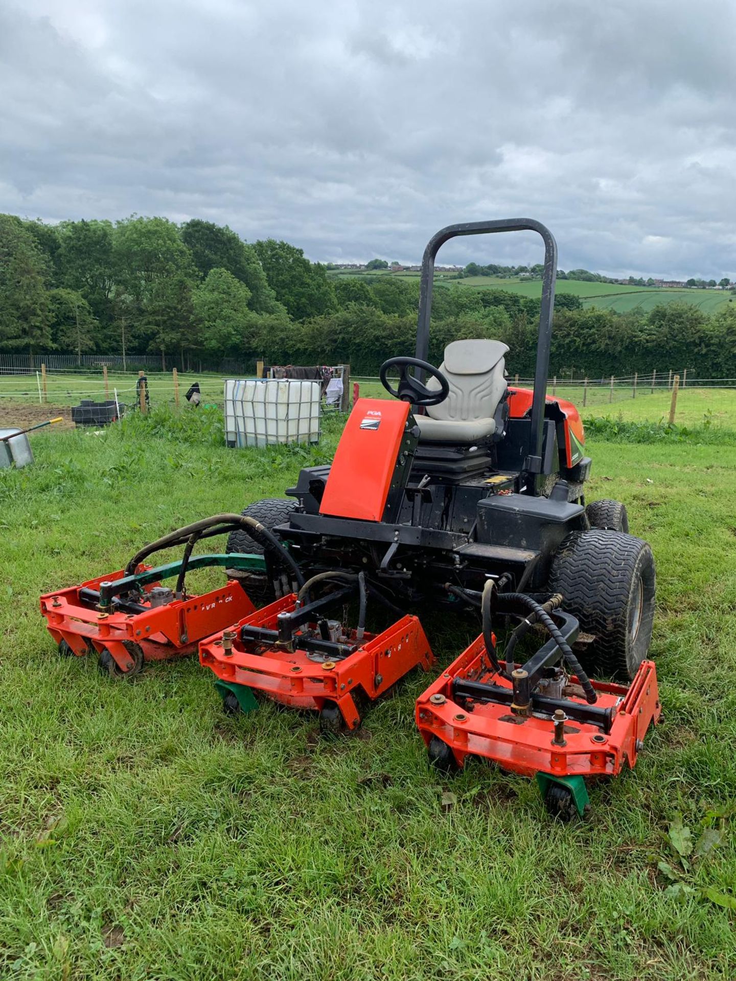 RANSOMES JACOBSEN AR250 KUBOTA 42HP TURBO DIESEL 5 GANG ROTARY WIDE AREA MOWER *PLUS VAT* - Bild 5 aus 11