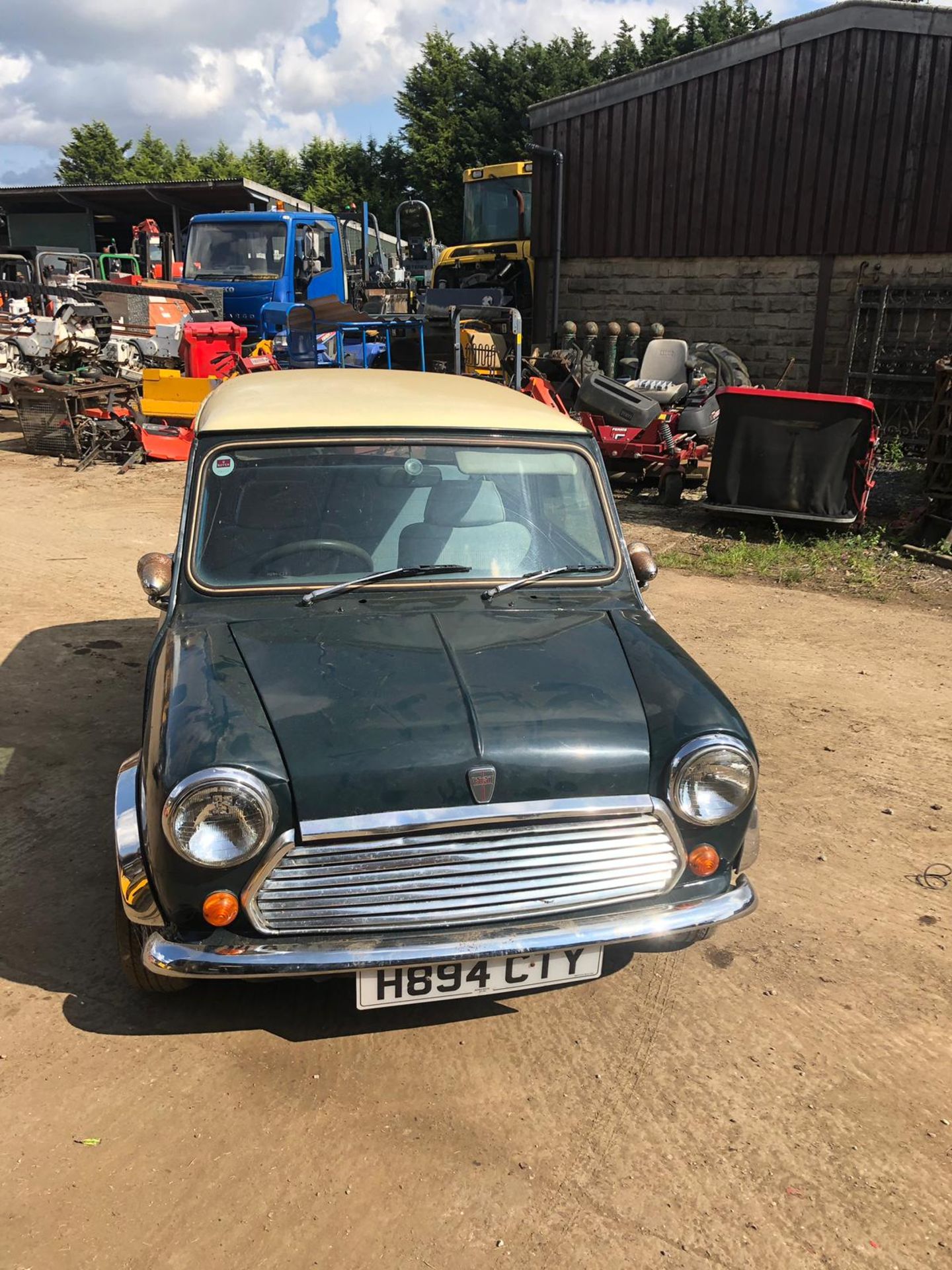 VINTAGE 1991/H REG ROVER MINI MAYFAIR AUTO 998CC BLUE PETROL 2 DOOR SALOON *NO VAT* - Image 2 of 7