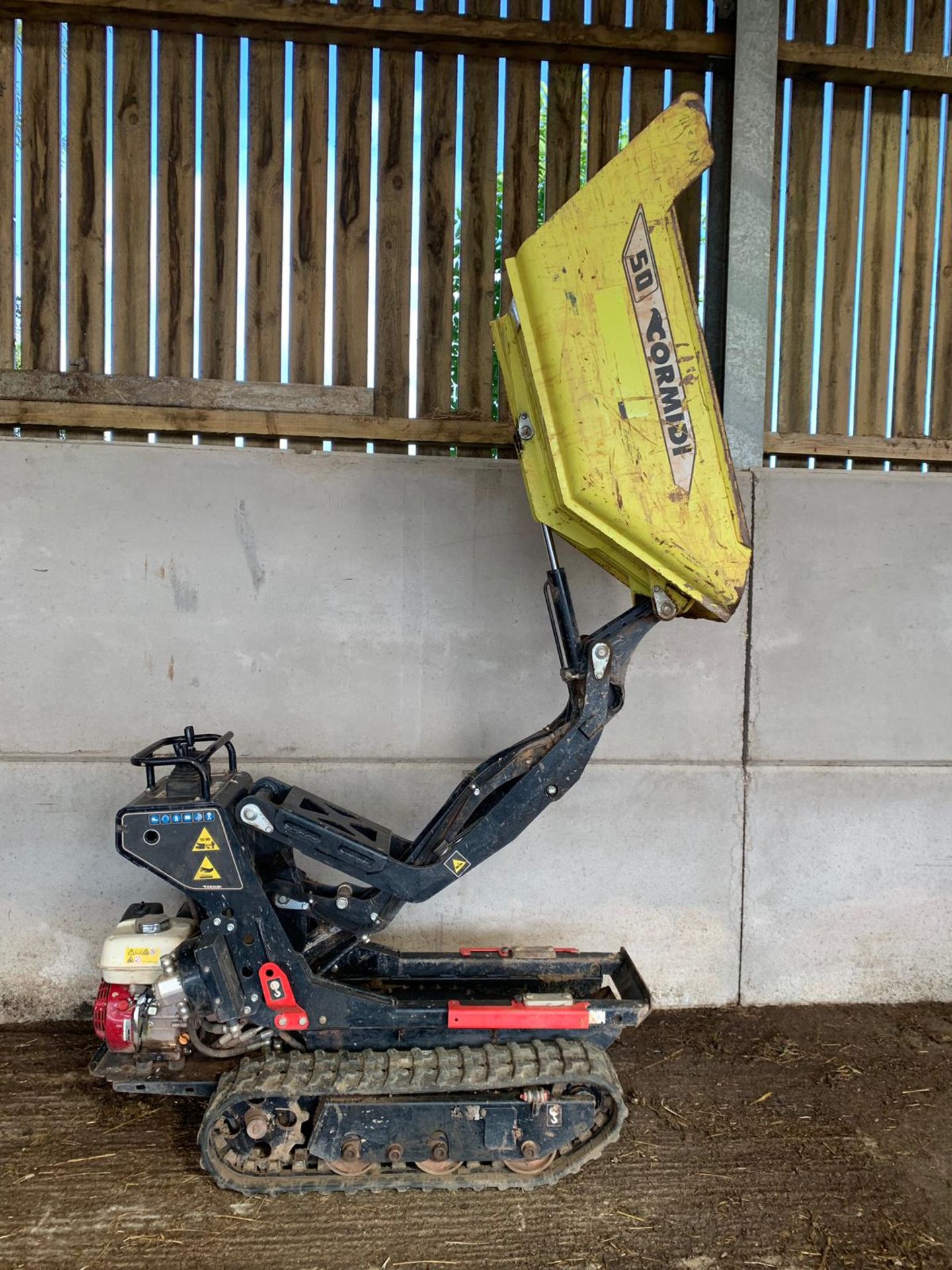 2016 CORMIDI C6.50H1 PEDESTRIAN HIGH DISCHARGE TRACKED CARRIER / DUMPER 500 KG *PLUS VAT* - Image 5 of 16