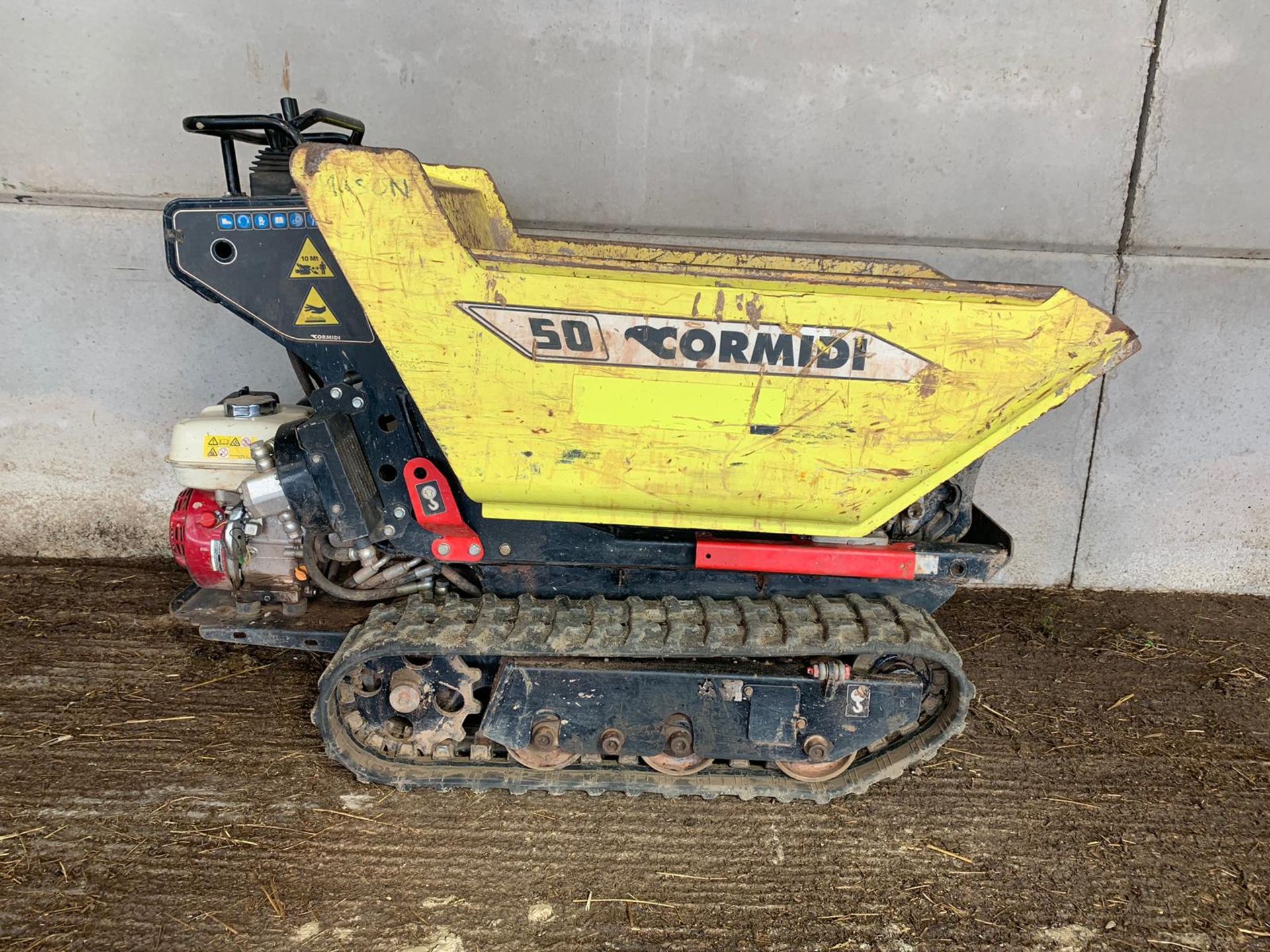 2016 CORMIDI C6.50H1 PEDESTRIAN HIGH DISCHARGE TRACKED CARRIER / DUMPER 500 KG *PLUS VAT*