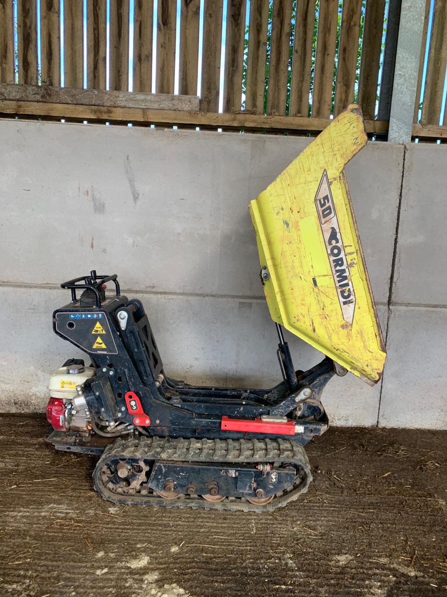 2016 CORMIDI C6.50H1 PEDESTRIAN HIGH DISCHARGE TRACKED CARRIER / DUMPER 500 KG *PLUS VAT* - Image 4 of 16