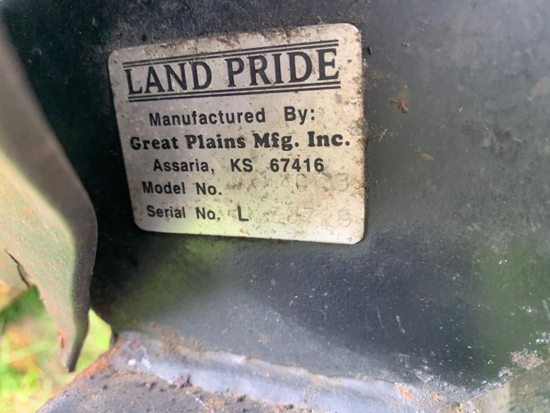 LAND PRIDE AFM40133 TRAILED PTO DRIVEN TOPPER MOWER *NO VAT* - Image 6 of 14