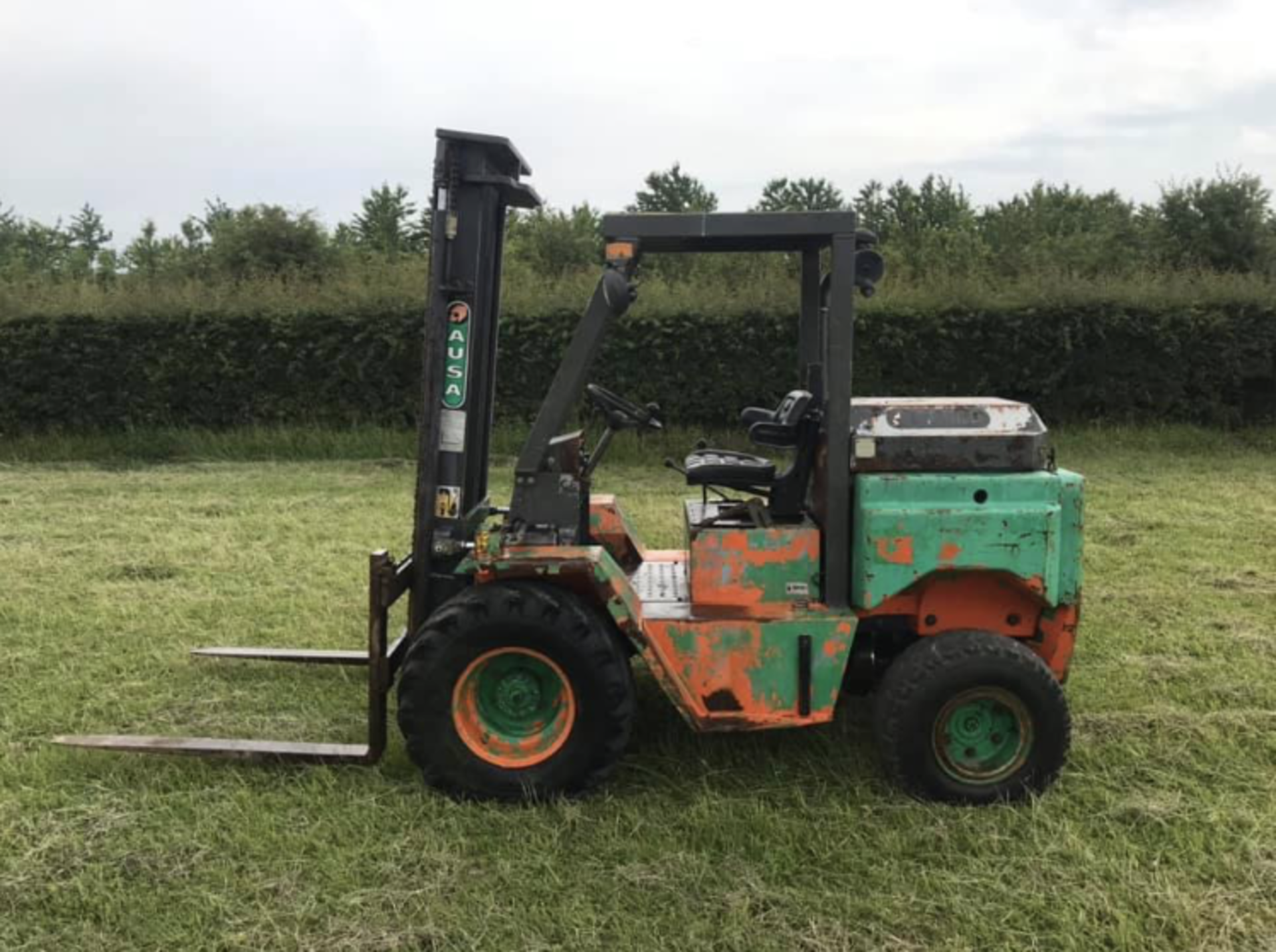 AUSA C20 2 TON 4X4 ROUGH TERRAIN FORKLIFT, IN FULL WORKING ORDER & READY FOR WORK *PLUS VAT* - Image 3 of 9