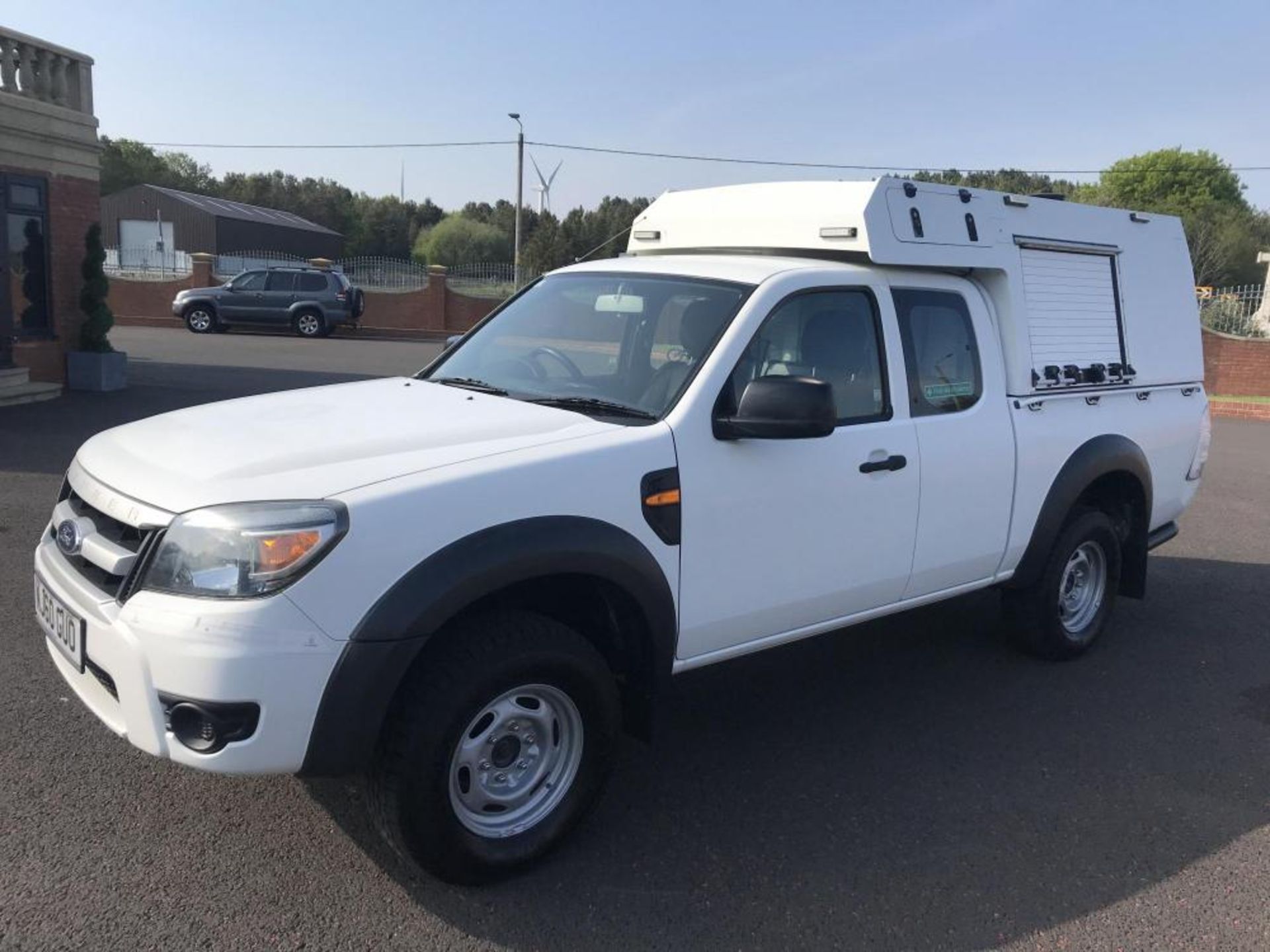 2010/60 REG FORD RANGER XL 4X4 DOUBLE CAB TDCI 2.5 DIESEL WHITE PICK-UP, SHOWING 0 FORMER KEEPERS - Bild 2 aus 21