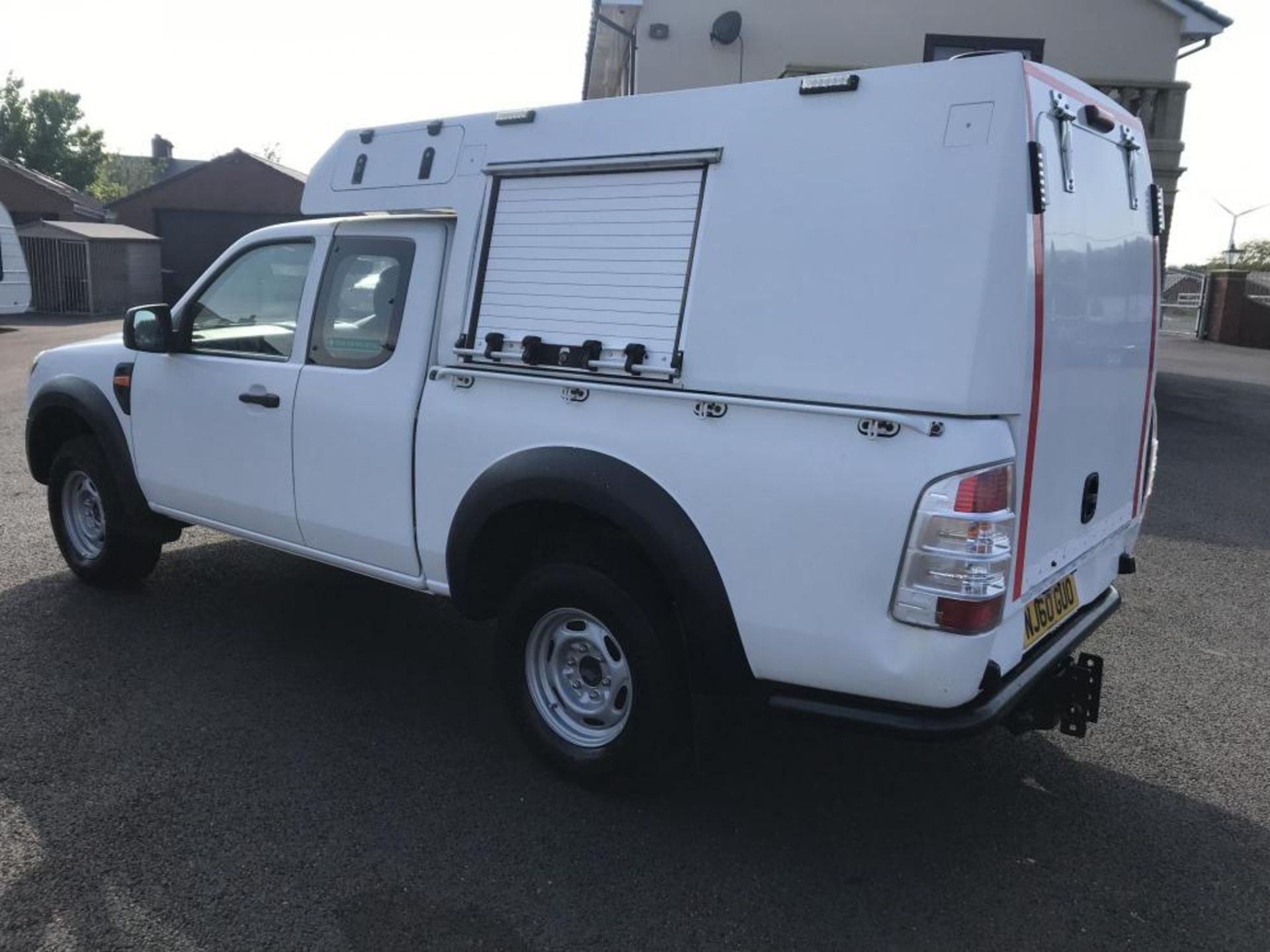 2010/60 REG FORD RANGER XL 4X4 DOUBLE CAB TDCI 2.5 DIESEL WHITE PICK-UP, SHOWING 0 FORMER KEEPERS - Bild 3 aus 21