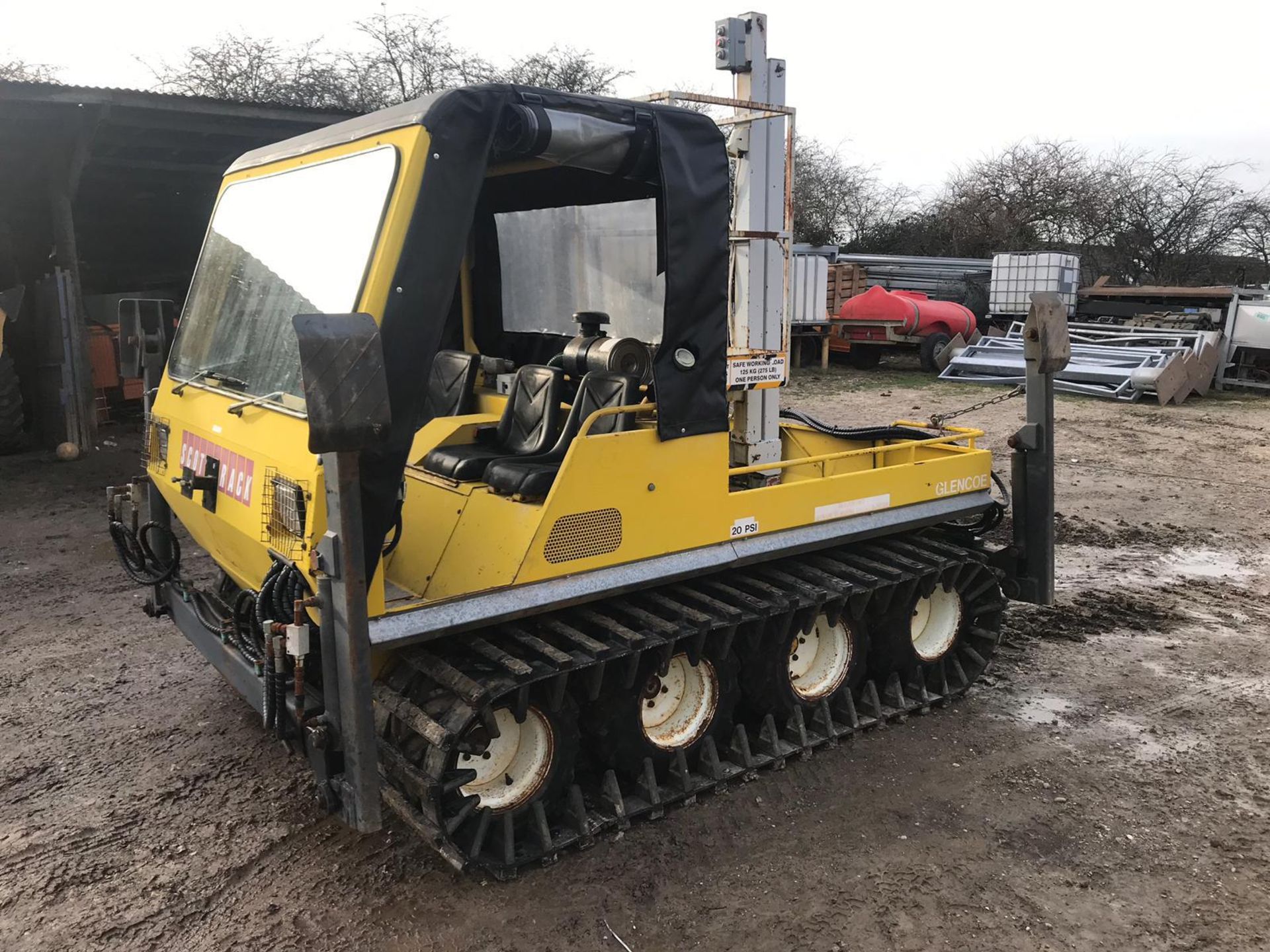 SCOT TRACK GLENCOE 8X8 ATV, C/W TRACKS AND CHERRY PICKER *PLUS VAT*