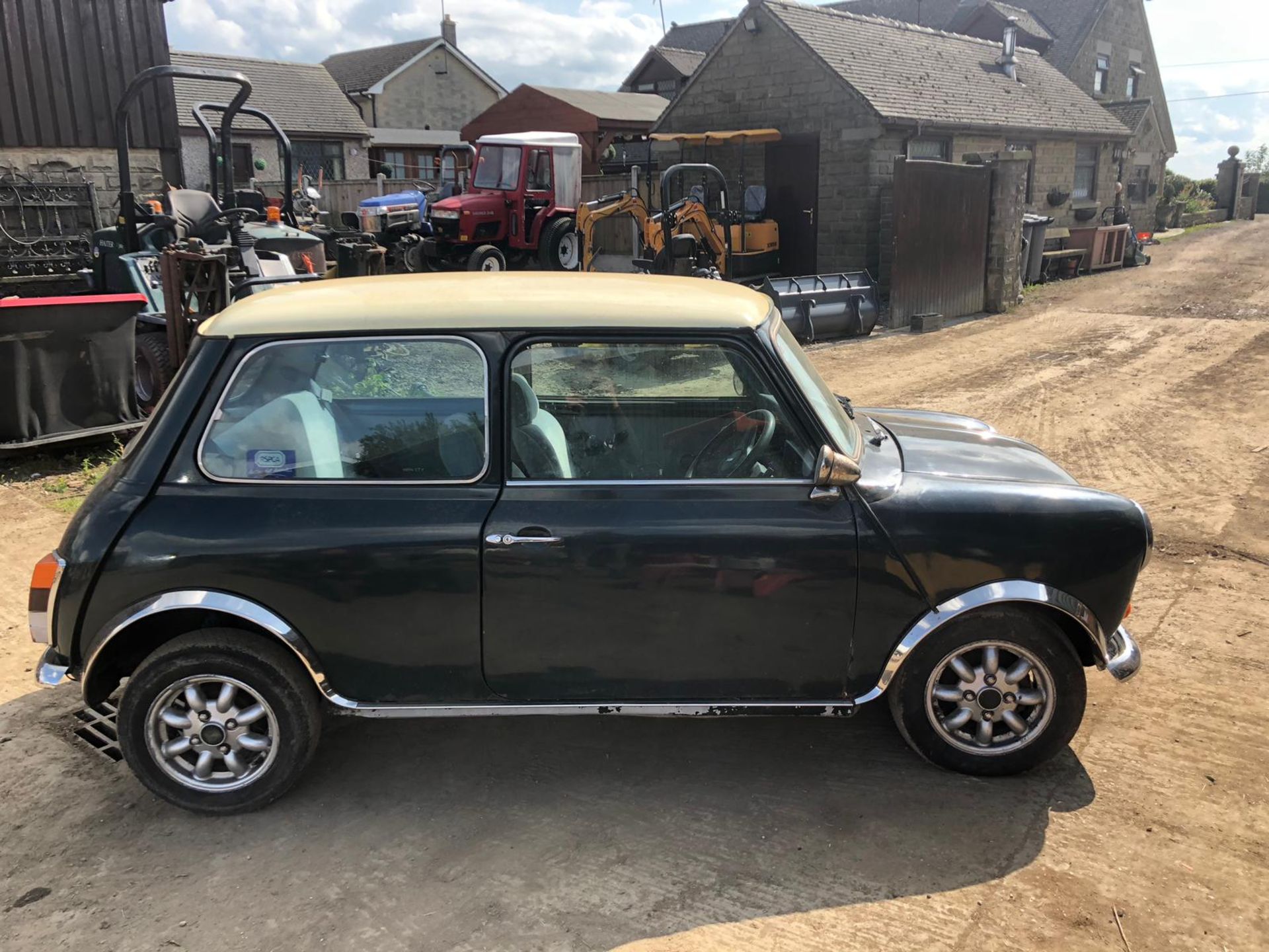 VINTAGE 1991/H REG ROVER MINI MAYFAIR AUTO 998CC BLUE PETROL 2 DOOR SALOON *NO VAT*