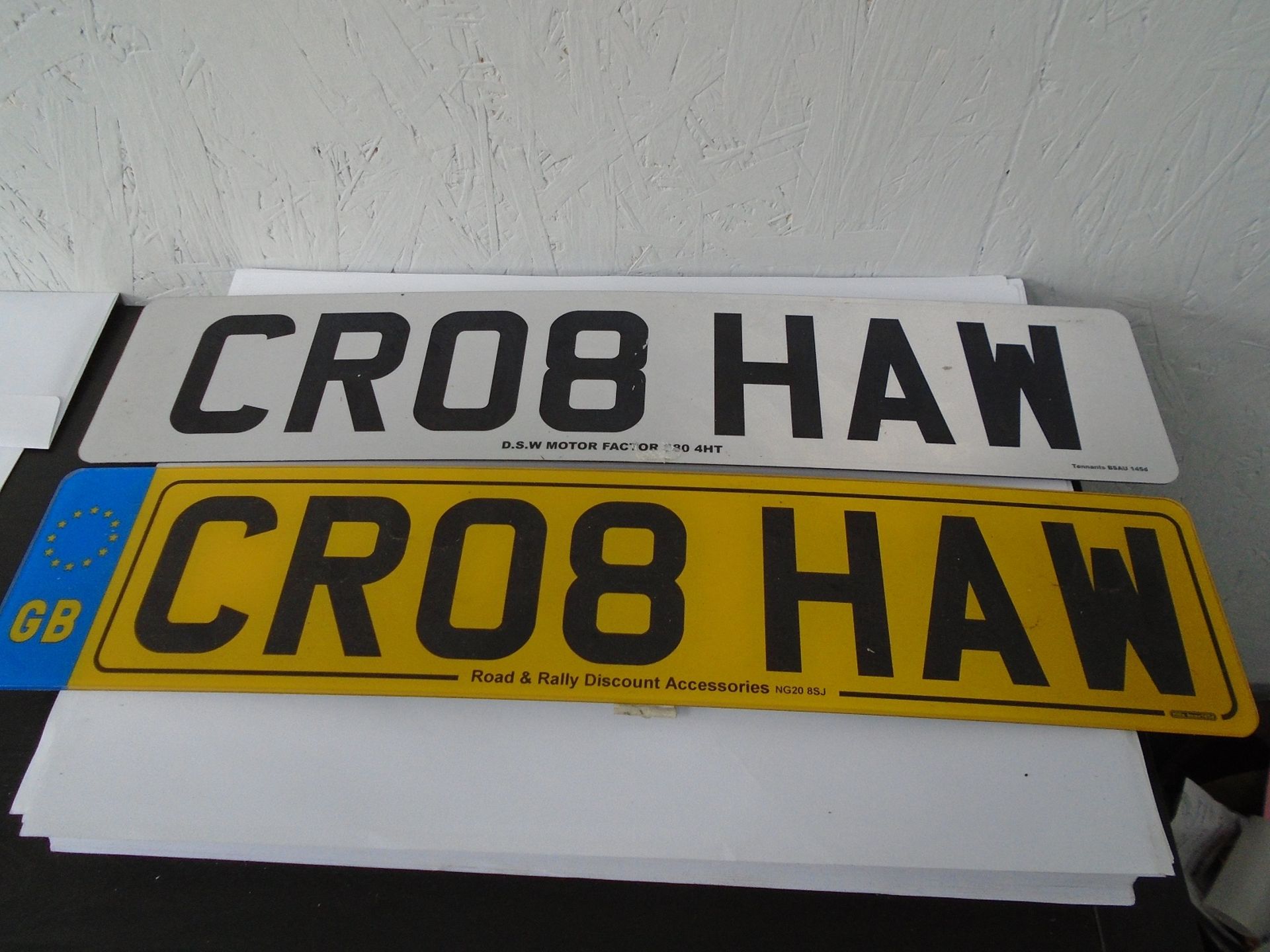 CR08 HAW CHERISHED NUMBER PLATE *NO VAT*