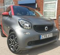 2016/16 REG SMART FORTWO PRIME PREMIUM AUTO 999CC PETROL GREY CONVERTIBLE *NO VAT*