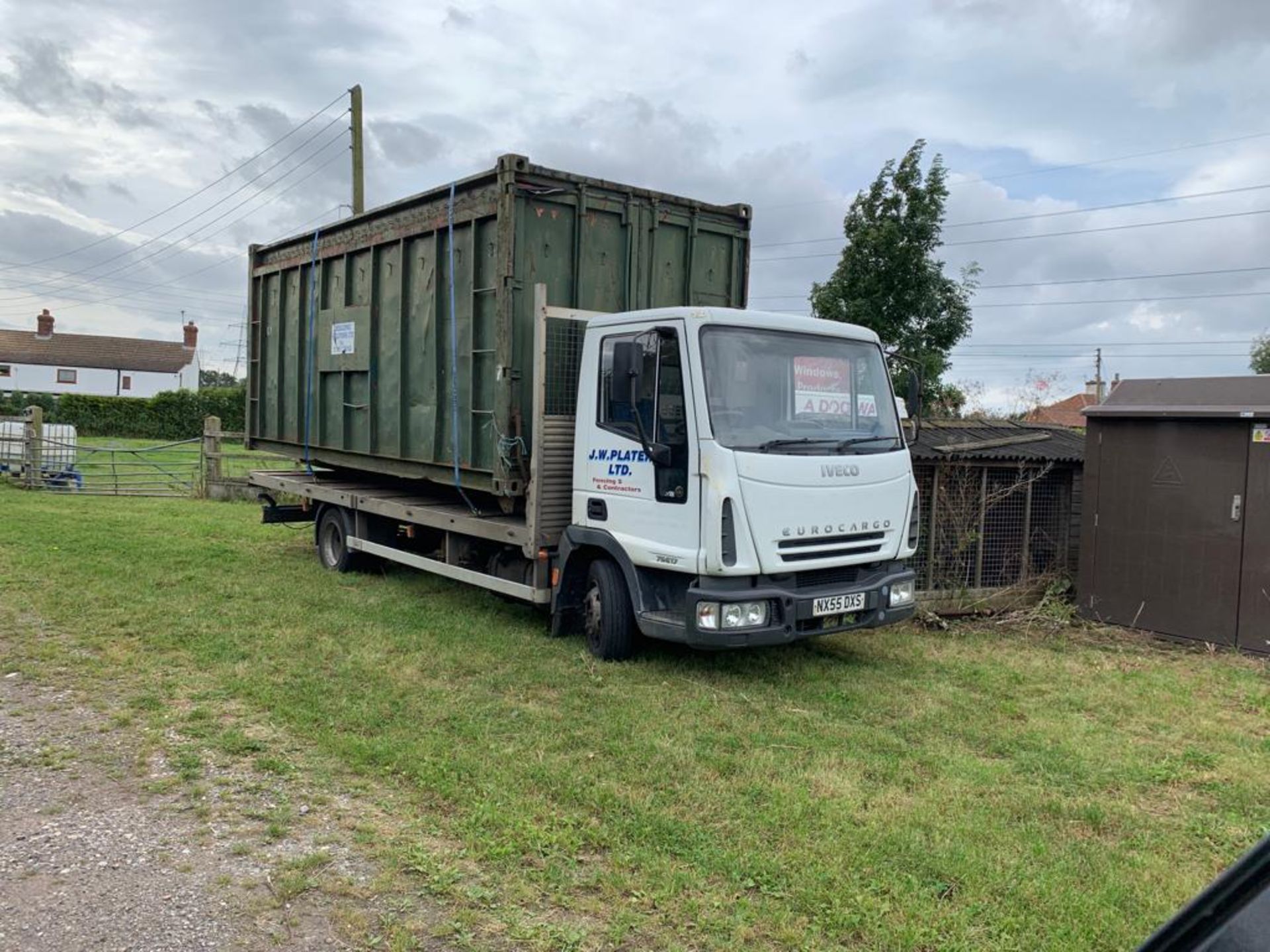 2005/55 REG IVECO EUROCARGO 75E17 7.5 TON FLAT BED LORRY, SHOWING 1 FORMER KEEPER *PLUS VAT* - Image 3 of 13