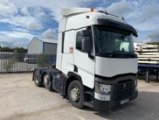 2015/15 REG RENAULT T460 COMFORT EURO 6 SLEEPER CAB (HEAVY HAULAGE UNIT), SHOWING 0 FORMER KEEPERS