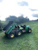 JOHN DEERE 6 WHEEL DRIVE GATOR, RUNS, WORKS AND DRIVES, ELECTRIC TIPPING BACK *NO VAT*