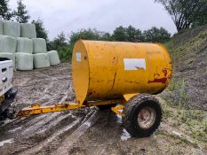 TOWABLE BUNDED FUEL TANK BOWSER TRAILER SITE TOW, COME STRAIGHT FROM WORK *NO VAT*