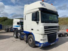 2012/62 REG DAF XF105.460 SLEEPER CAB HEAVY HAULAGE TRUCK WHITE DIESEL, SHOWING 0 FORMER KEEPERS