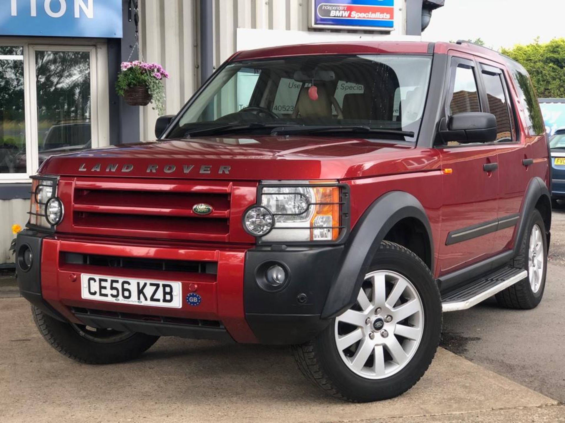 2006/56 REG LAND ROVER DISCOVERY 3 TDV6 SE AUTO 2.7 DIESEL 4X4 RED 7 SEATER *NO VAT* - Image 2 of 21