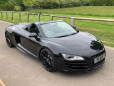 2010 AUDI R8 SPYDER QUATTRO V10 5.2L PETROL SEMI-AUTOMATIC GEARBOX BLACK CONVERTIBLE *NO VAT*